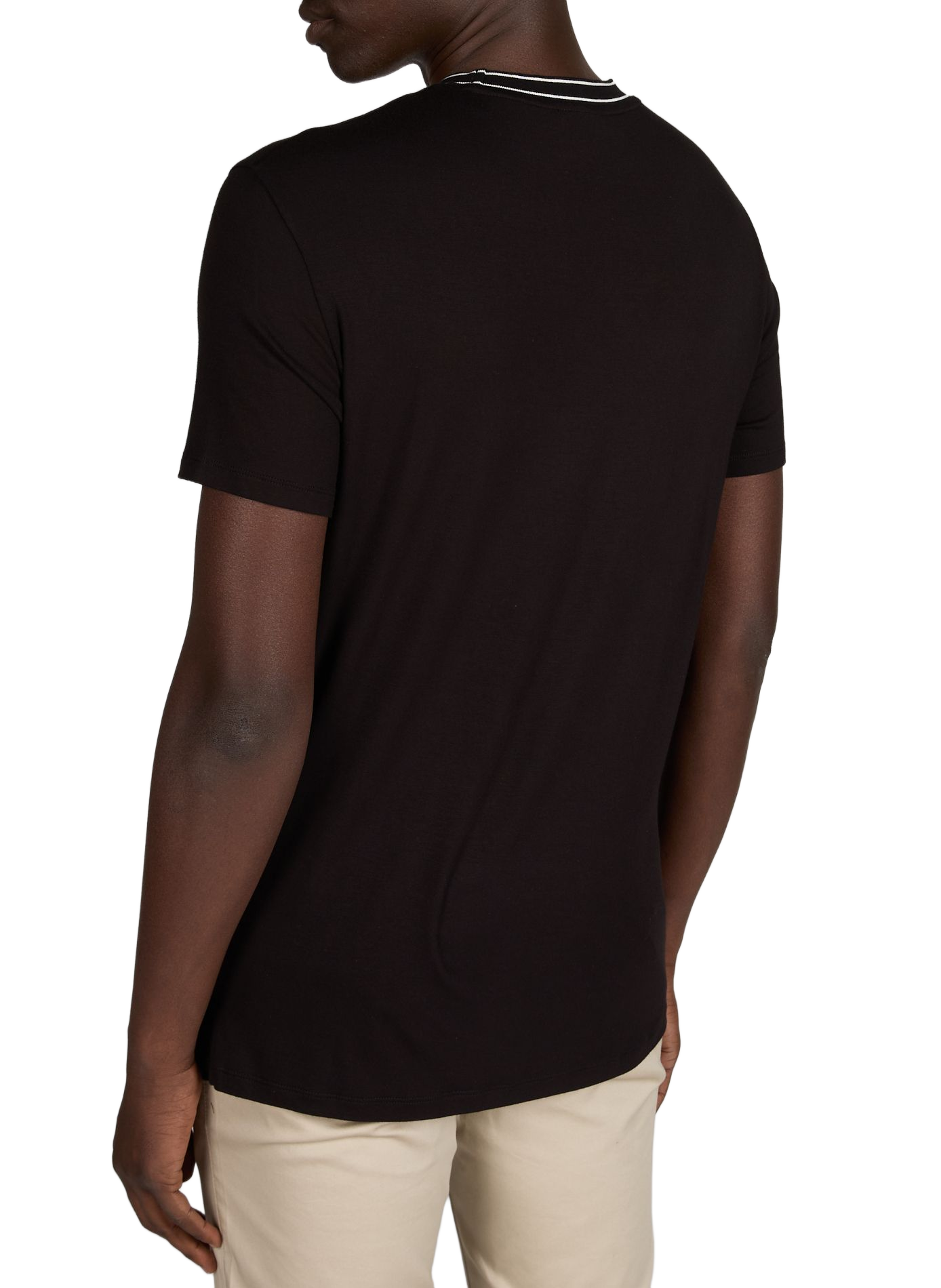 Round neck logo T-shirt ARMANI EXCHANGE Black