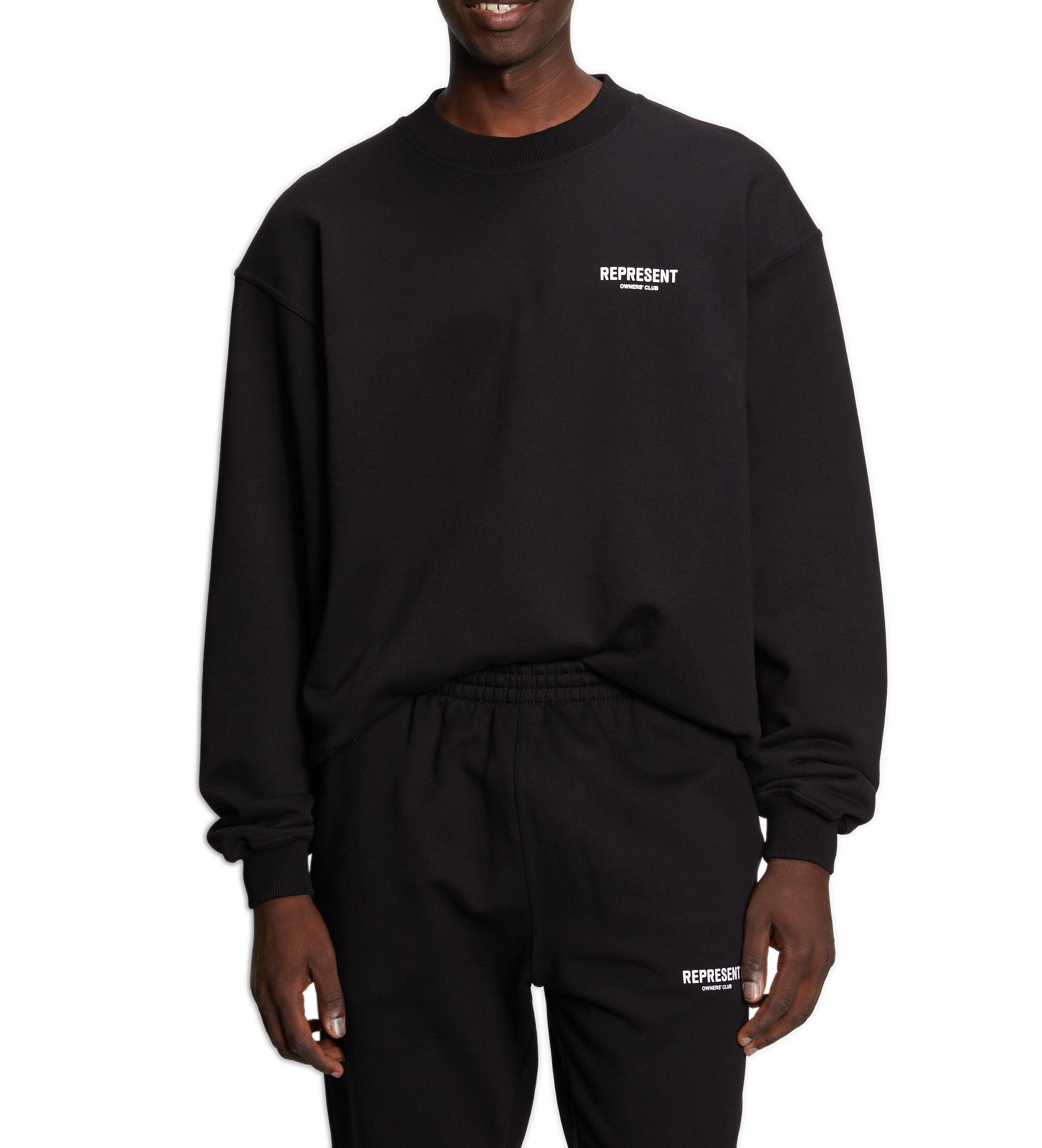 Sweatshirt en coton  REPRESENT Noir