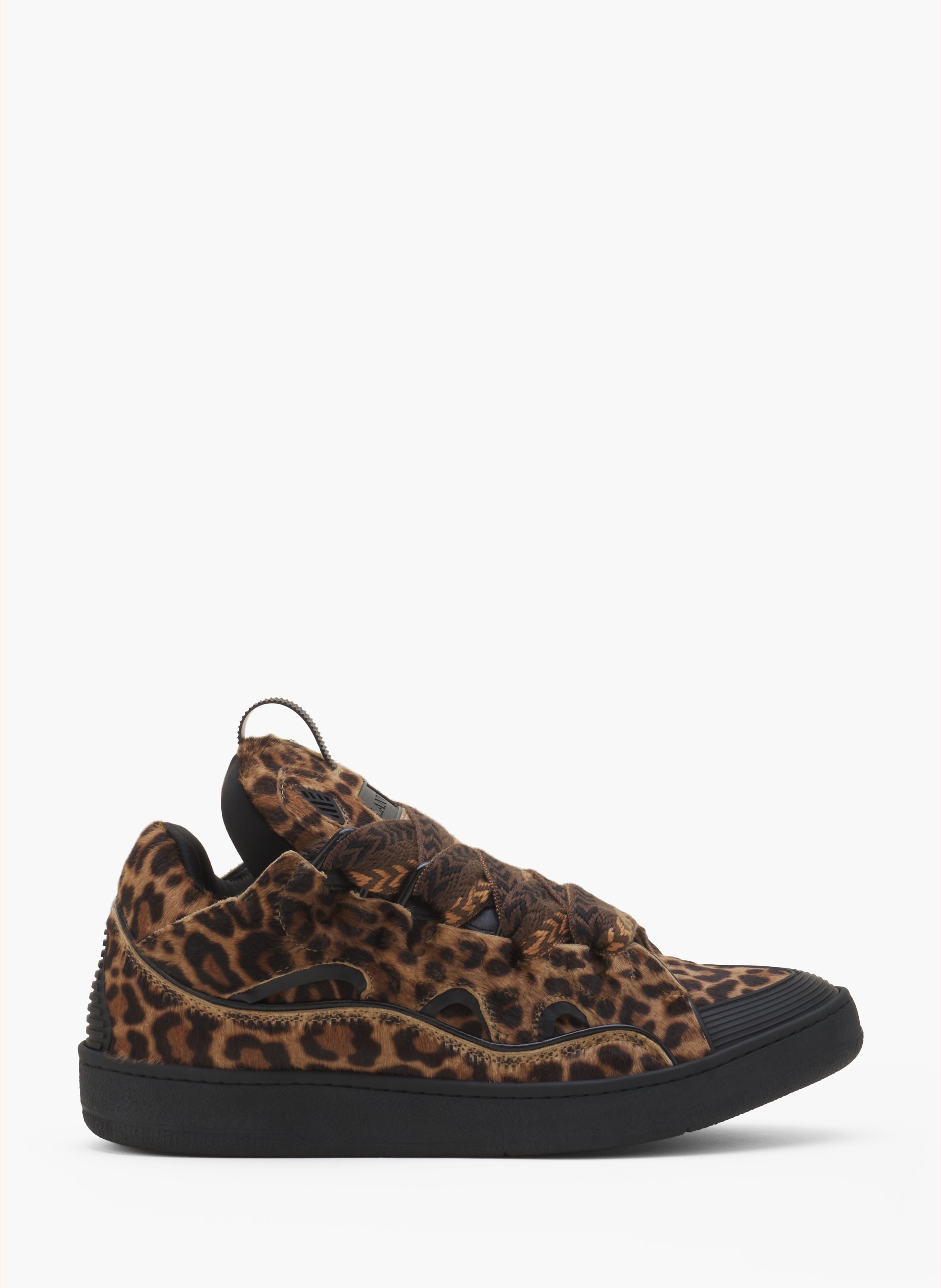 Sneakers curb en pony LANVIN Beige