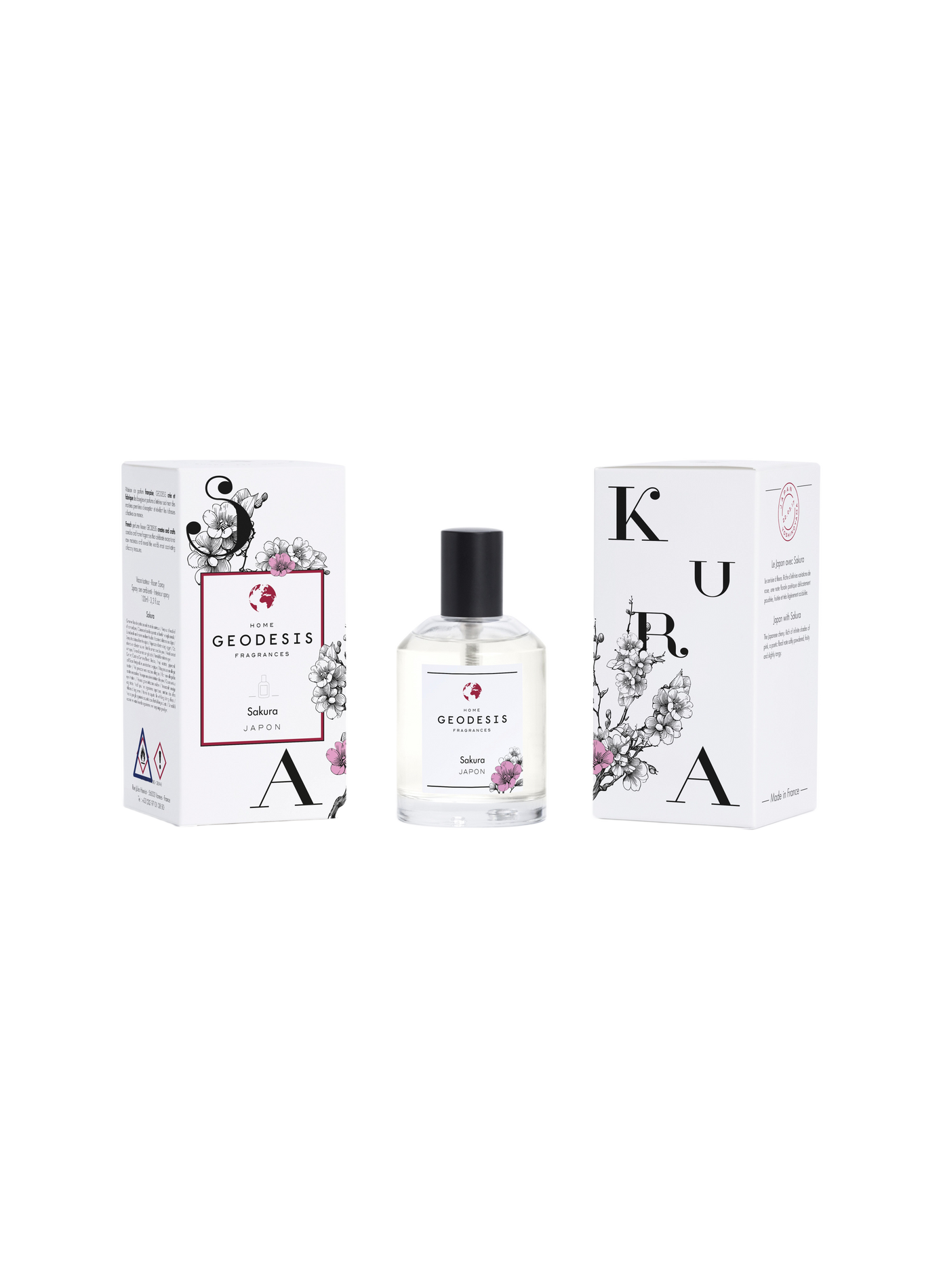 Vaporisateur d'ambiance 100ml Sakura GEODESIS Transparent