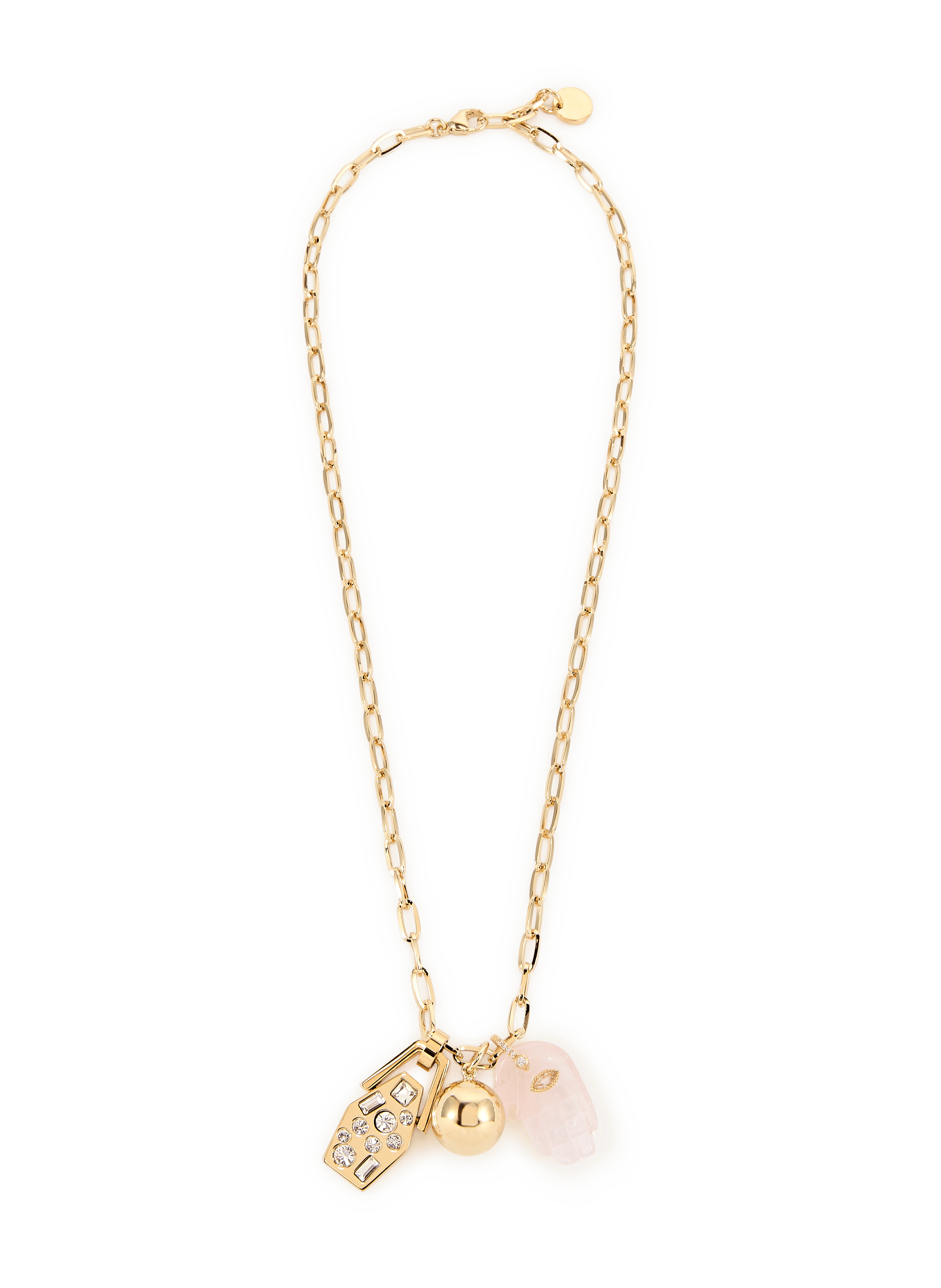 Schutzamulette Halskette LA DOUBLEJ Rosa