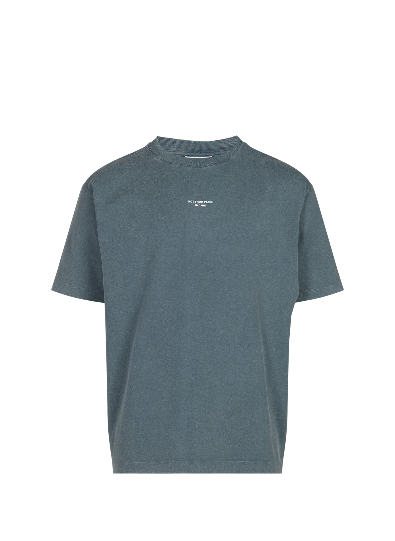 Oversized cotton T-shirt DROLE DE MONSIEUR Grey