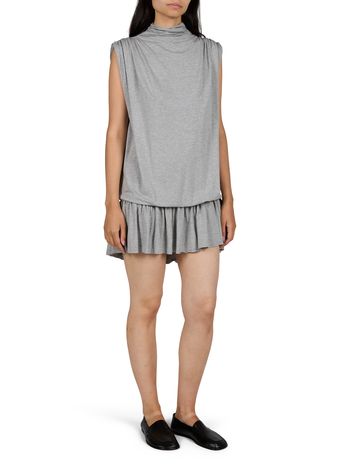 Kurzes Kleid mit Stehkragen GIMAGUAS Grau