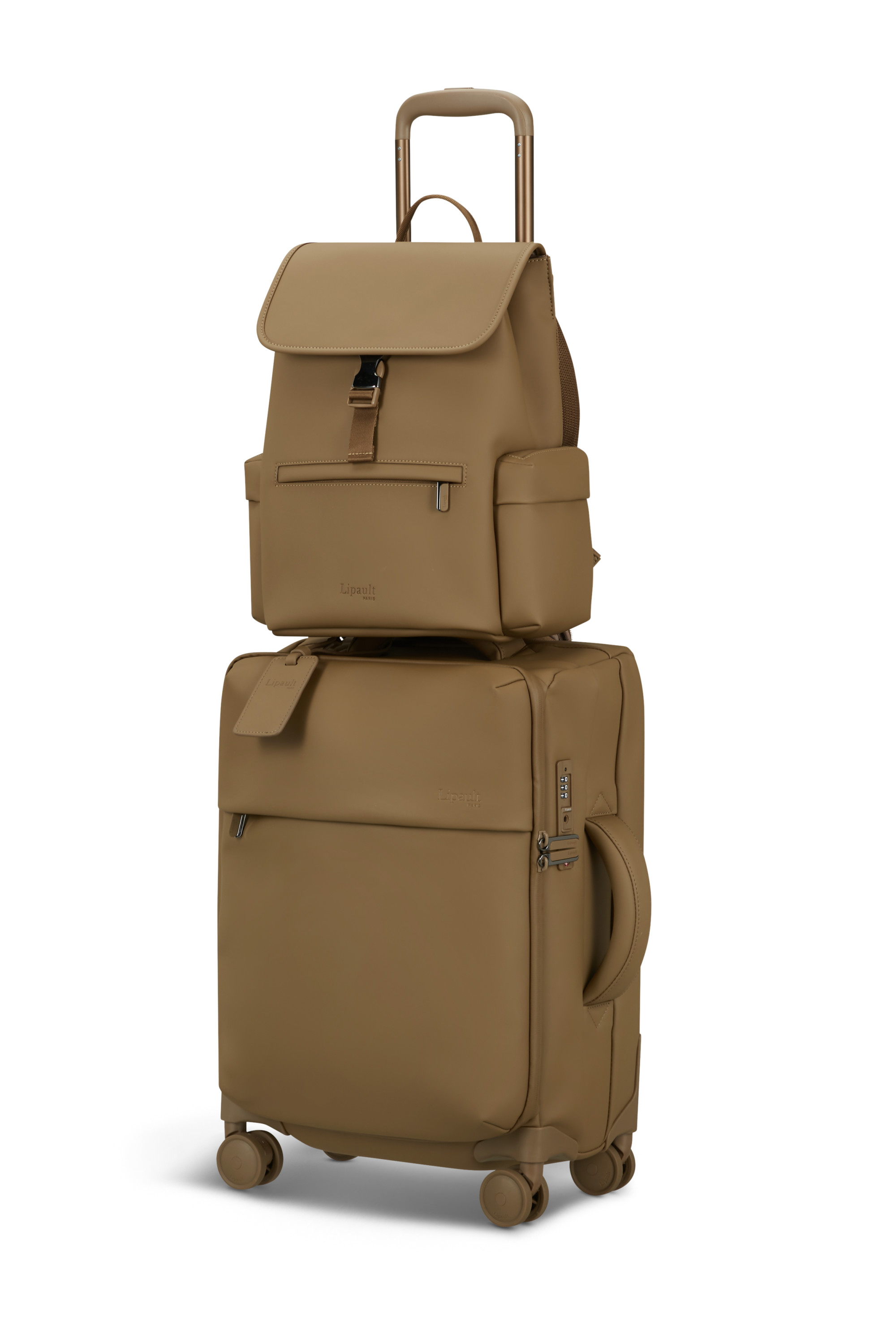 Lost in berlin sac à dos LIPAULT PARIS Beige