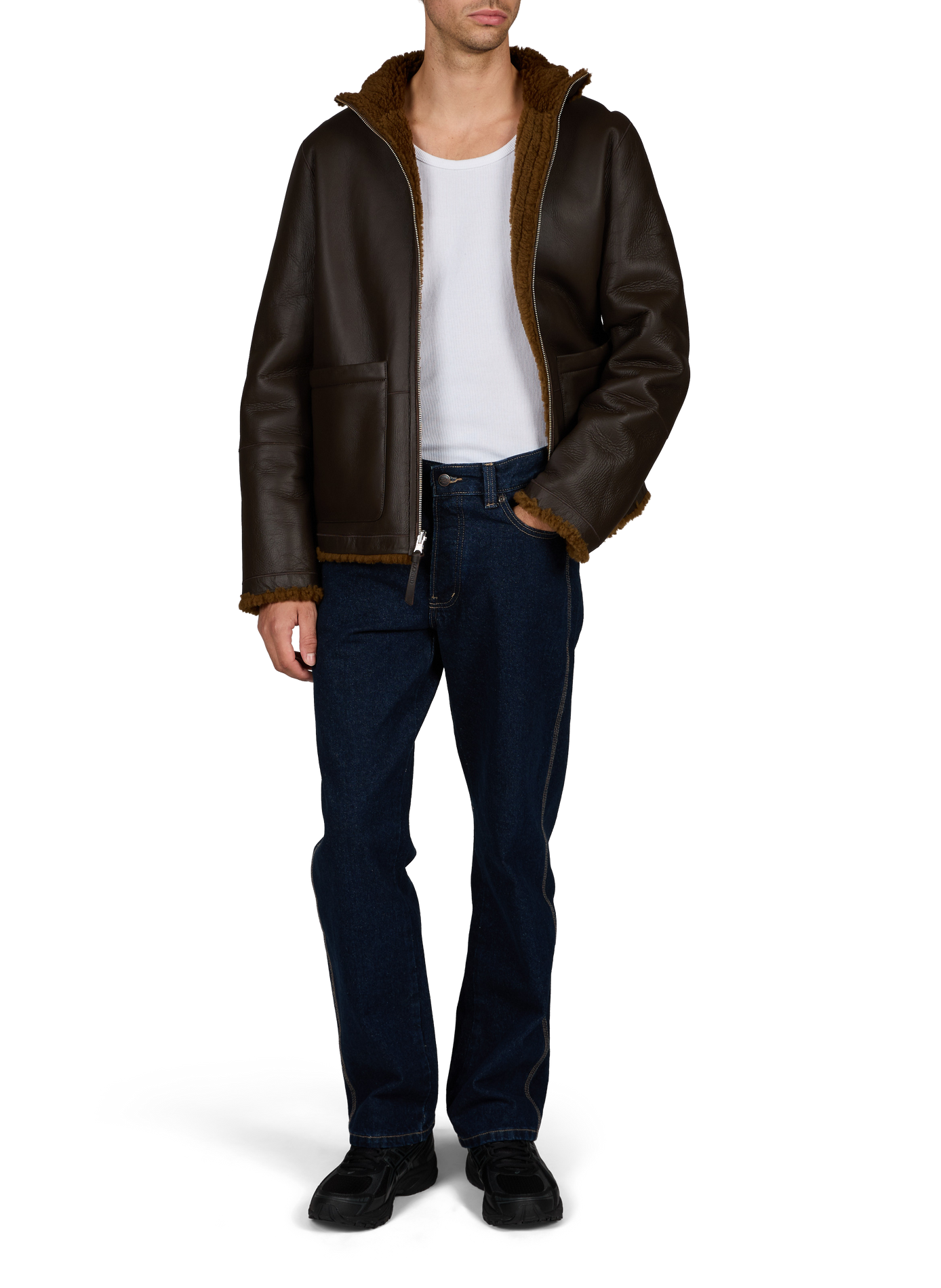 Rechte blauwe jeans van katoen DICKIES Blauw