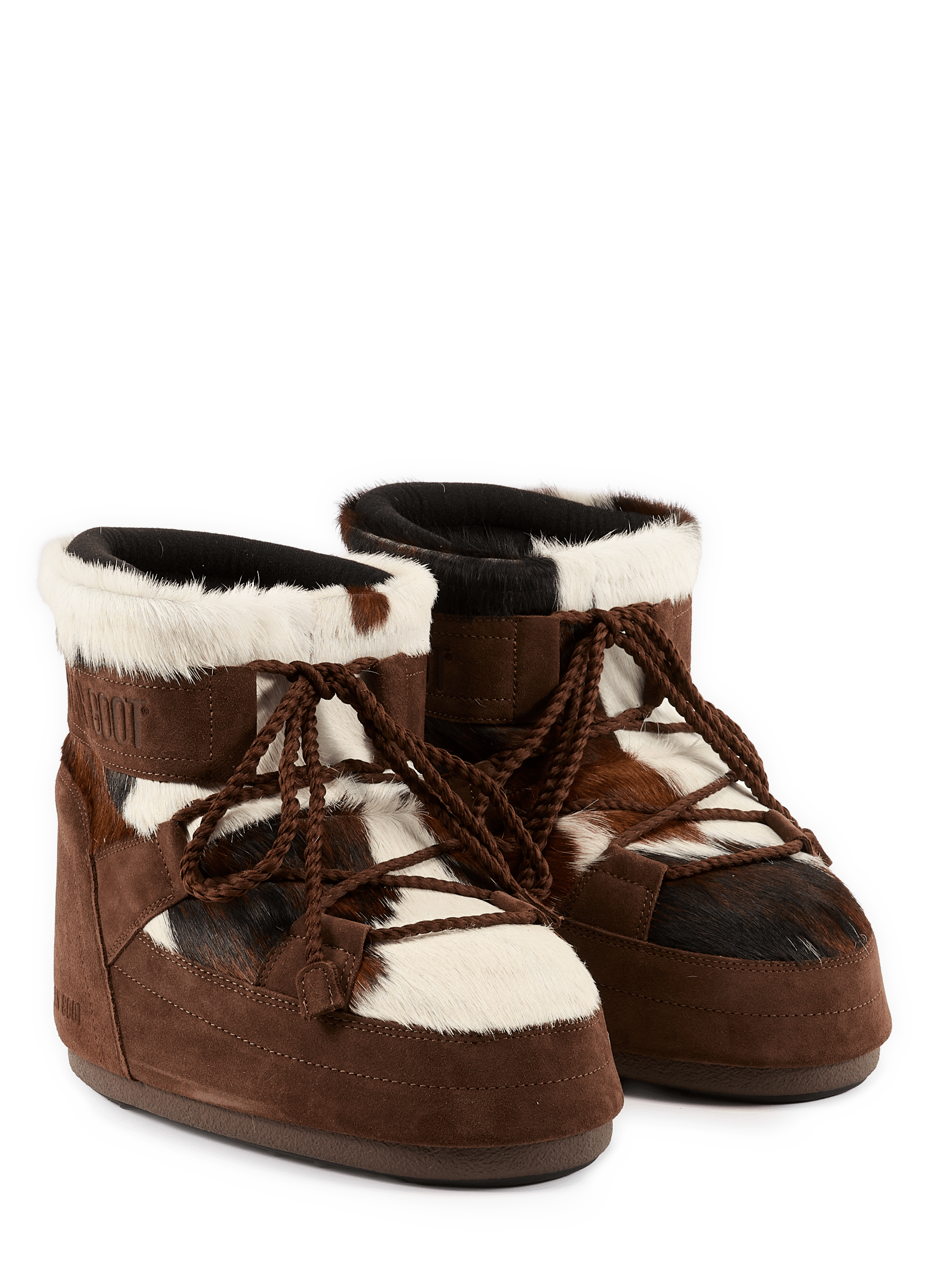 Bottines en cuir de vache MOON BOOT Mehrfarbig