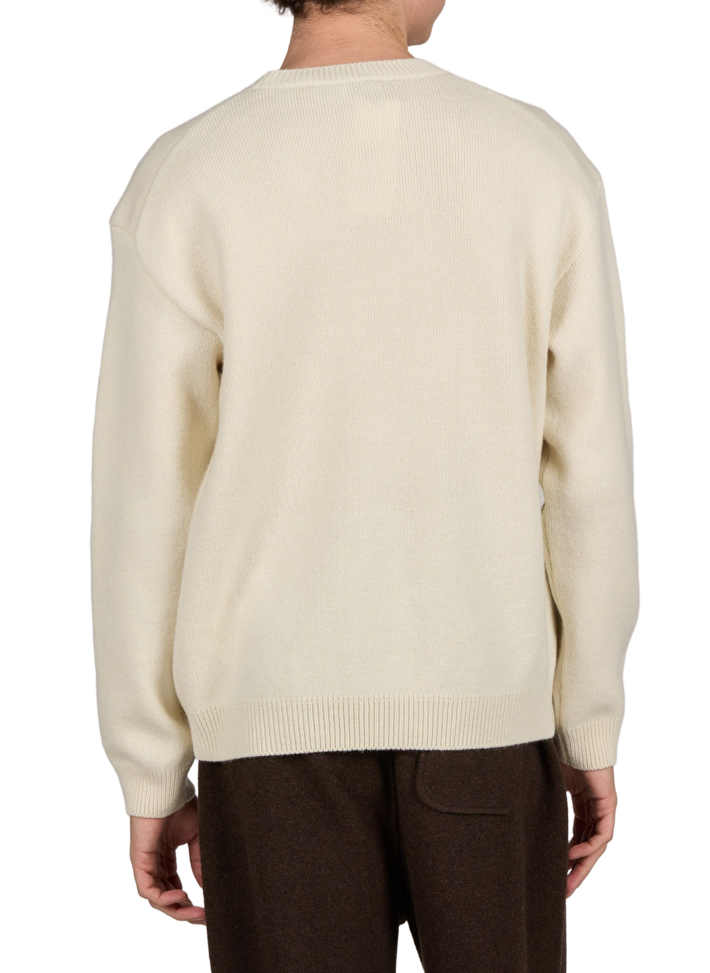 Oversized wool jumper MAISON KITSUNÉ White