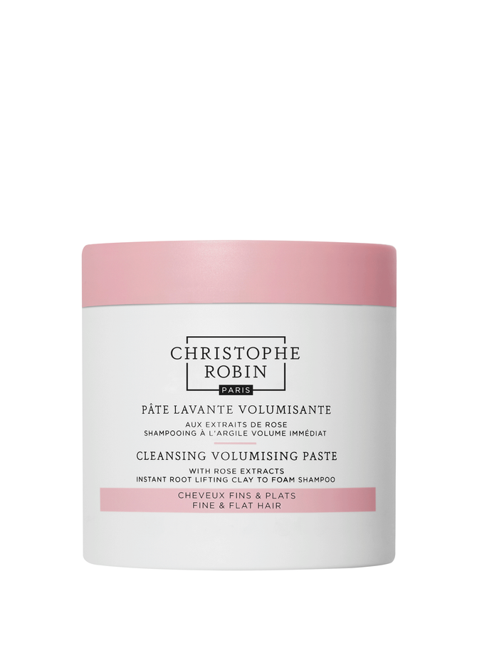 Volumizing cleansing paste with rose extracts CHRISTOPHE ROBIN