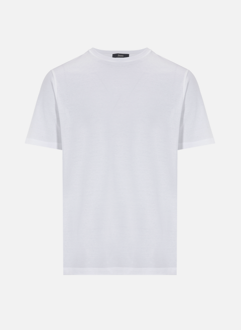 Baumwoll-T-Shirt WeißHERNO 