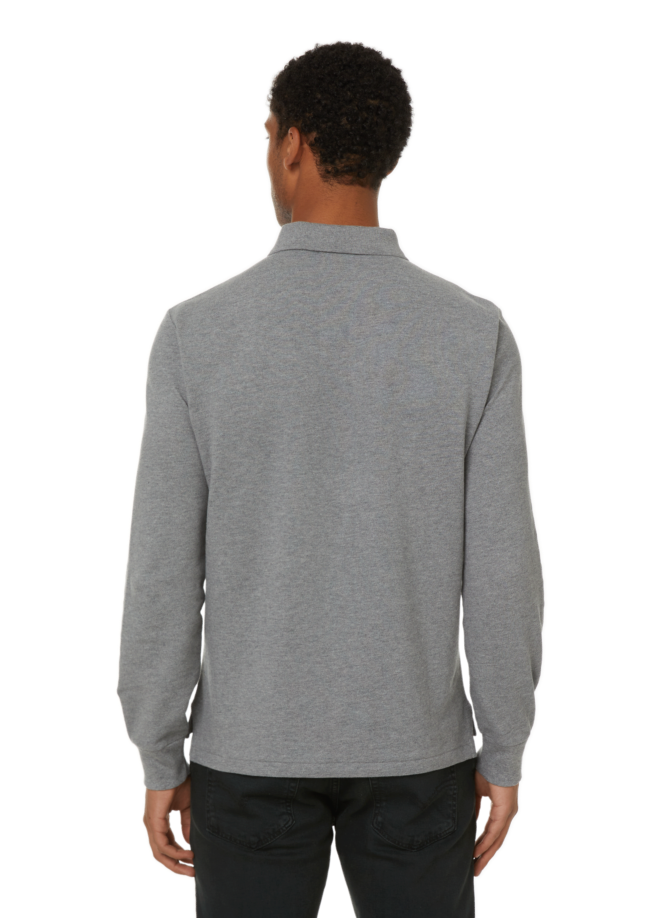 Cotton piqué polo shirt POLO RALPH LAUREN Grey