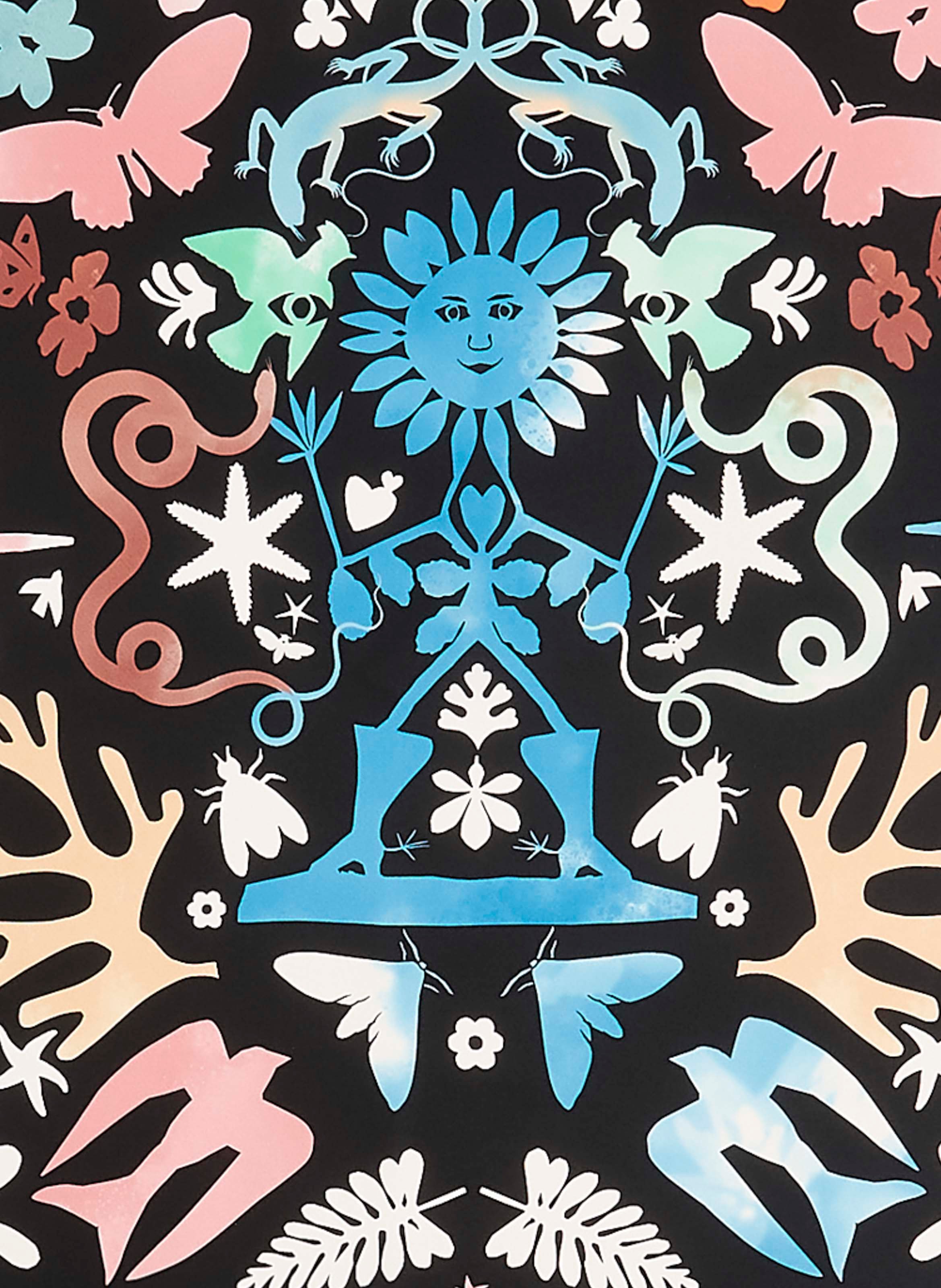 Carré de soie Rêve de papier