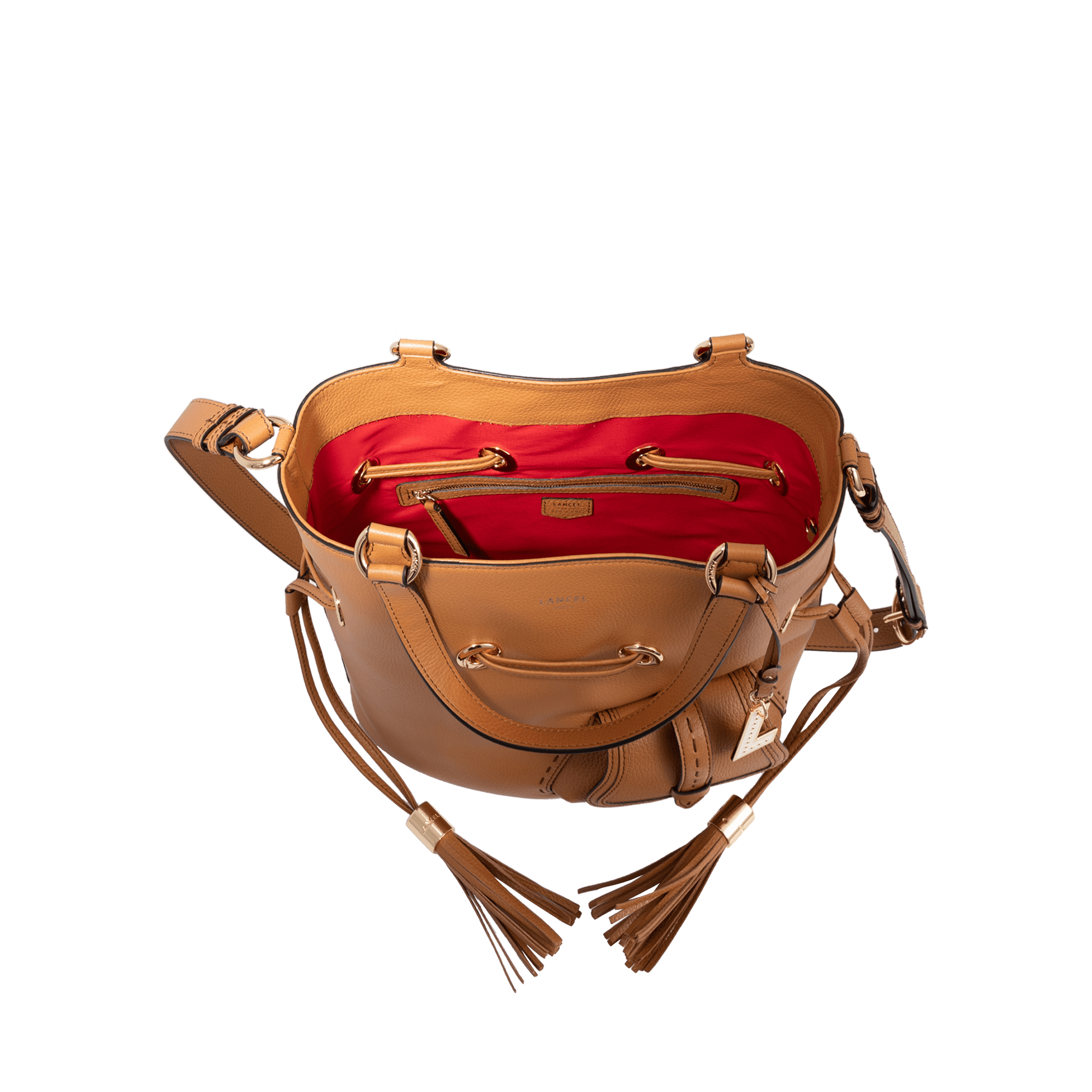 Sac seau m - premier flirt de lancel LANCEL Marron
