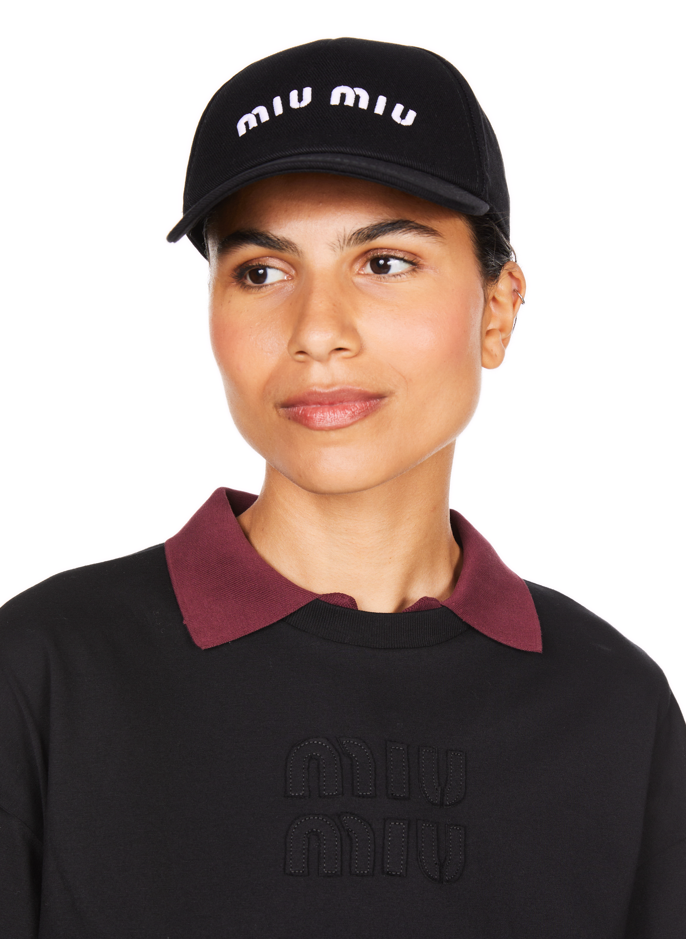 Casquette en coton MIU MIU Multicolore