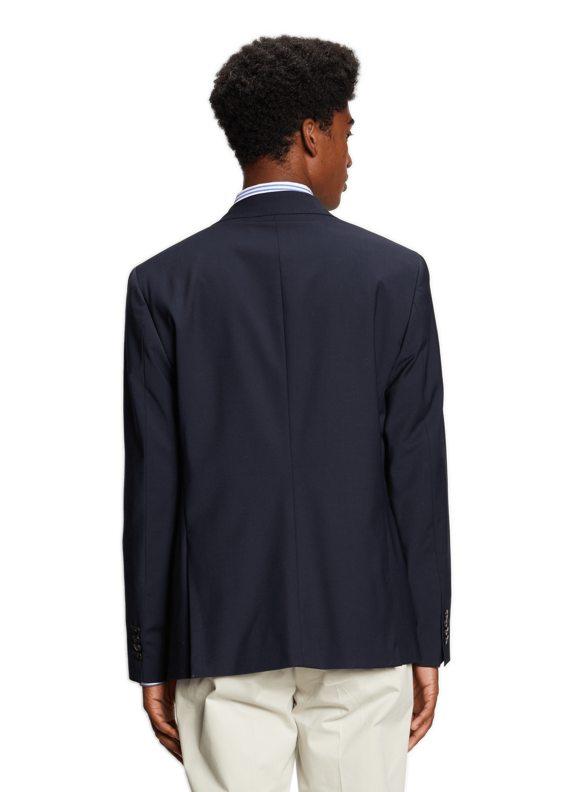 Two-tone wool blazer FACONNABLE Blue