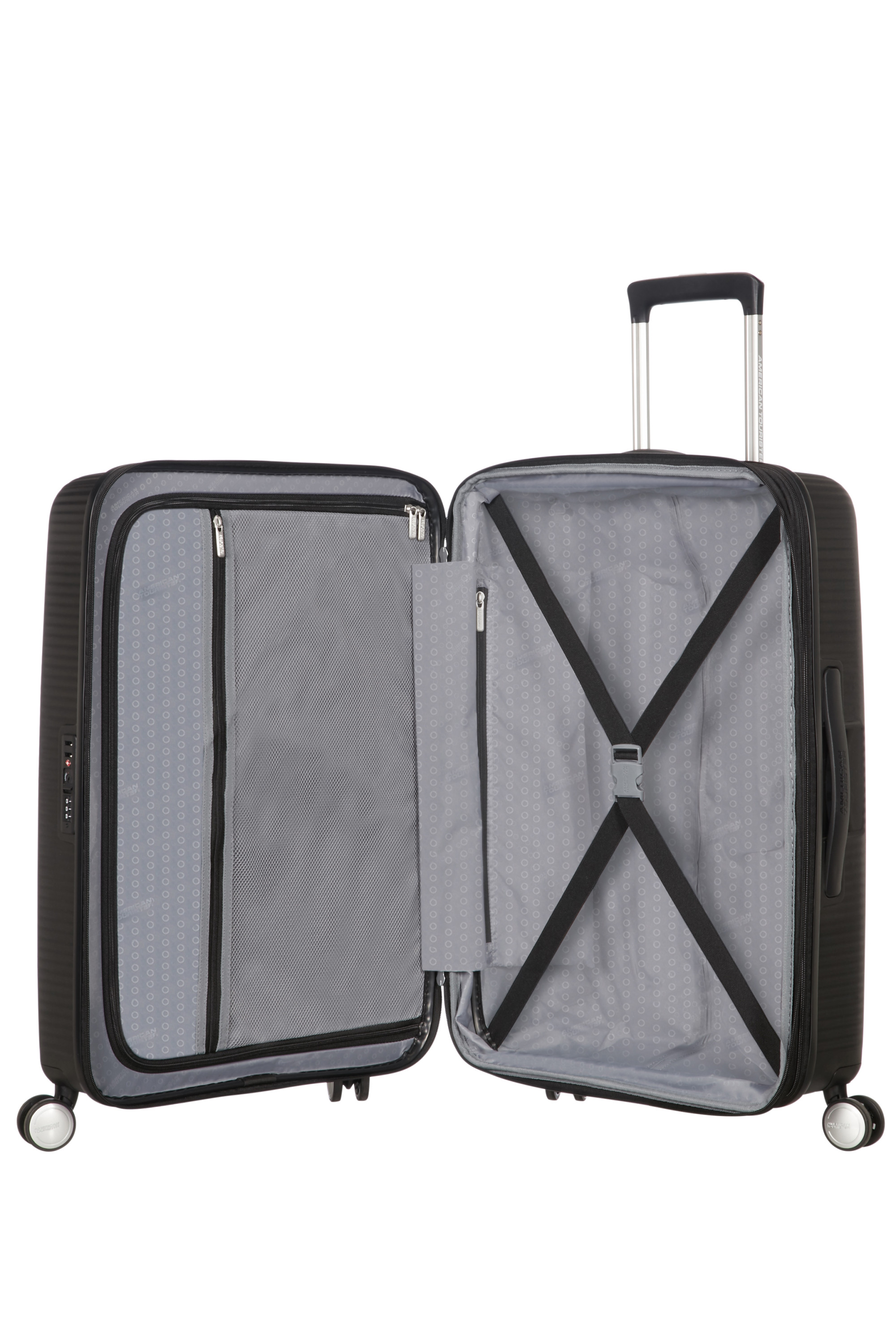 Soundbox valise 4 roues taille l AMERICAN TOURISTER Noir