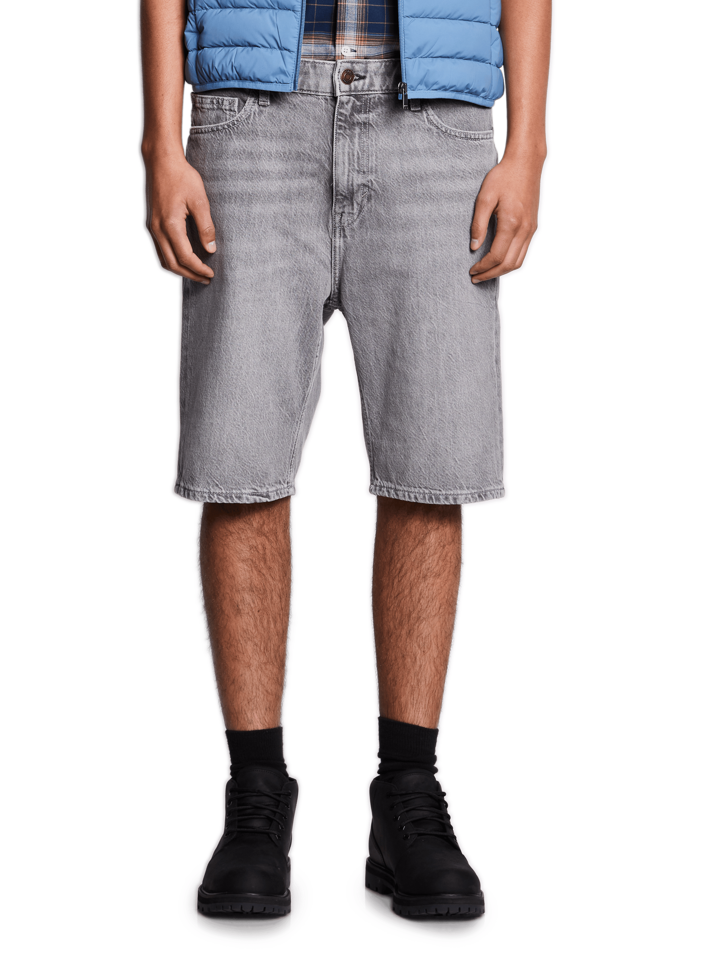 Kurze Baumwollhose ESPRIT Grau