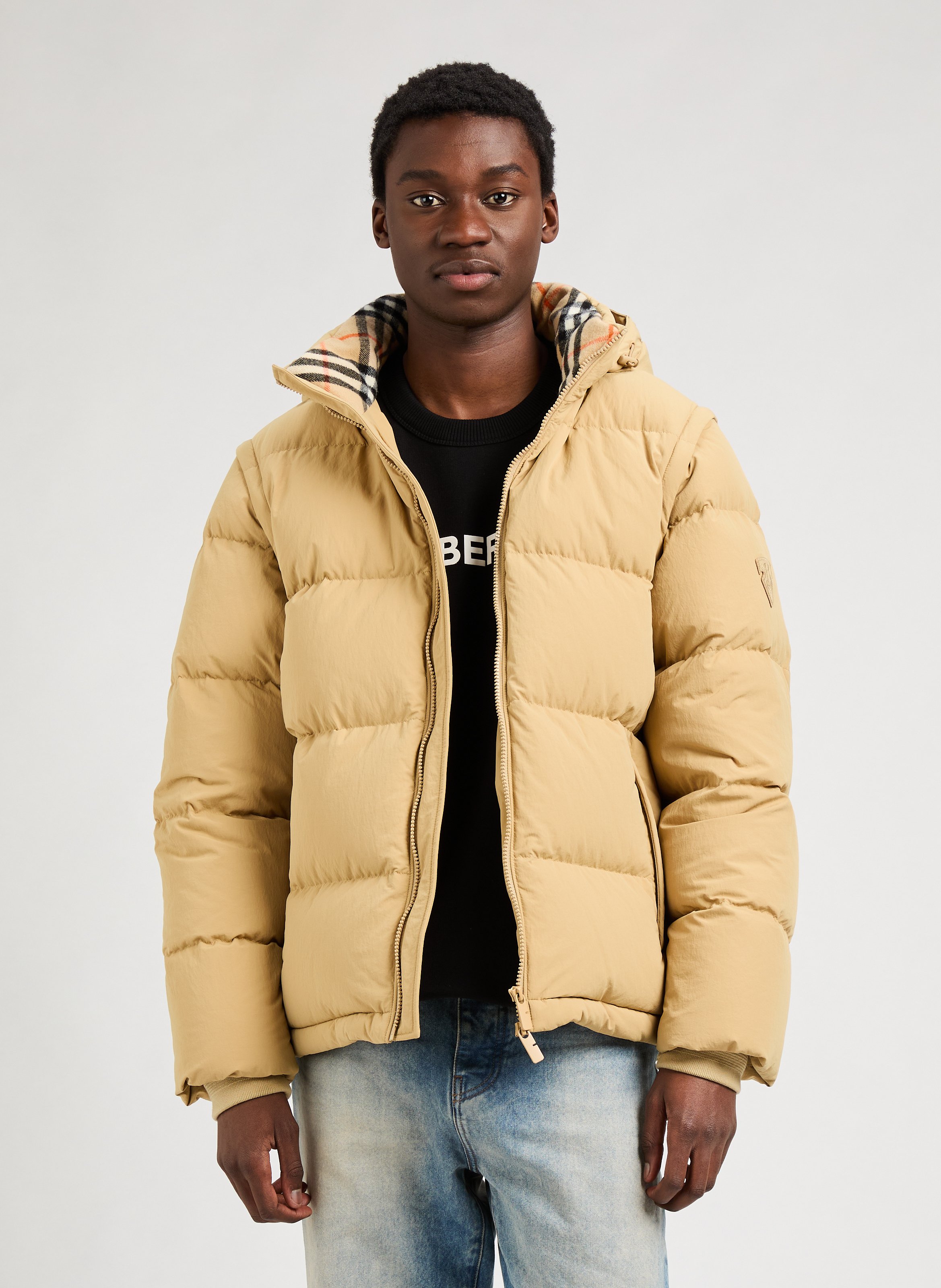 Mens burberry parka online