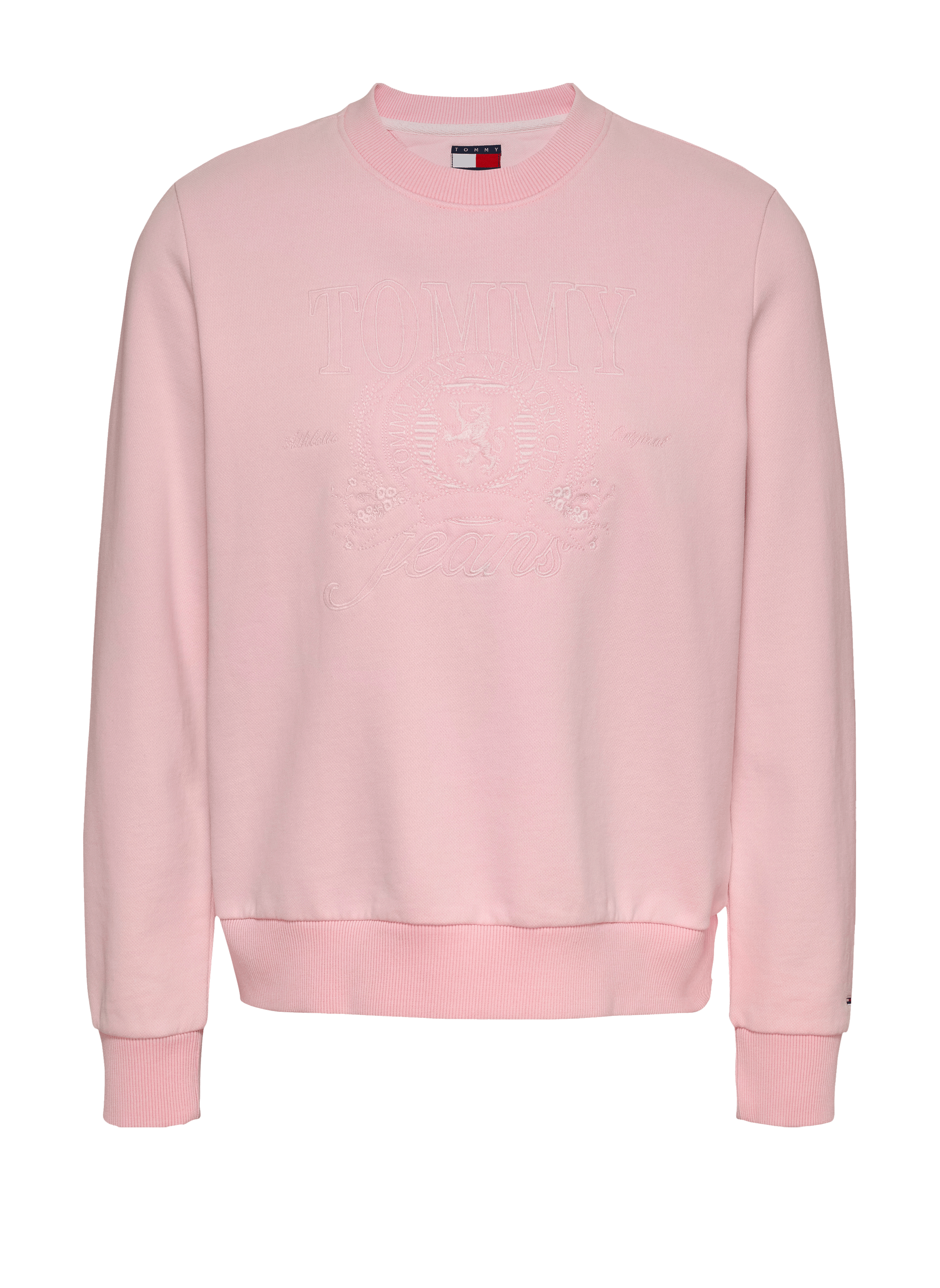Sweatshirt en coton TOMMY HILFIGER Rose