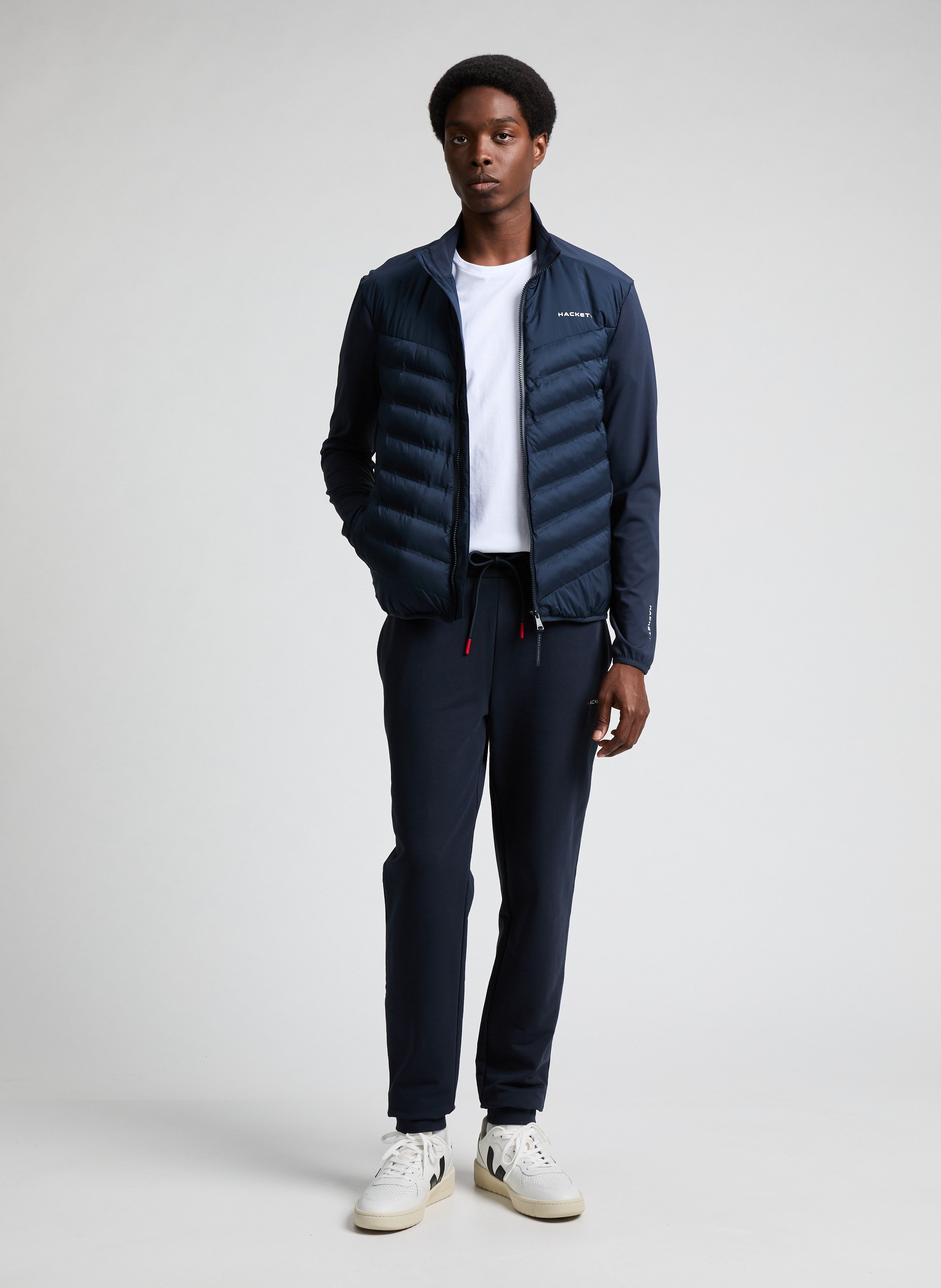 Sweat droit matelassé  HACKETT Bleu