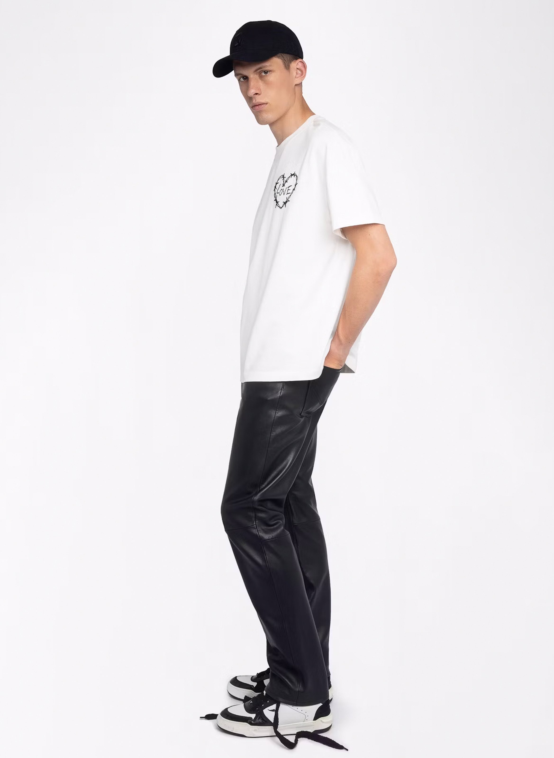 Tee-shirt oversize en coton teddy ZADIG&VOLTAIRE Blanc