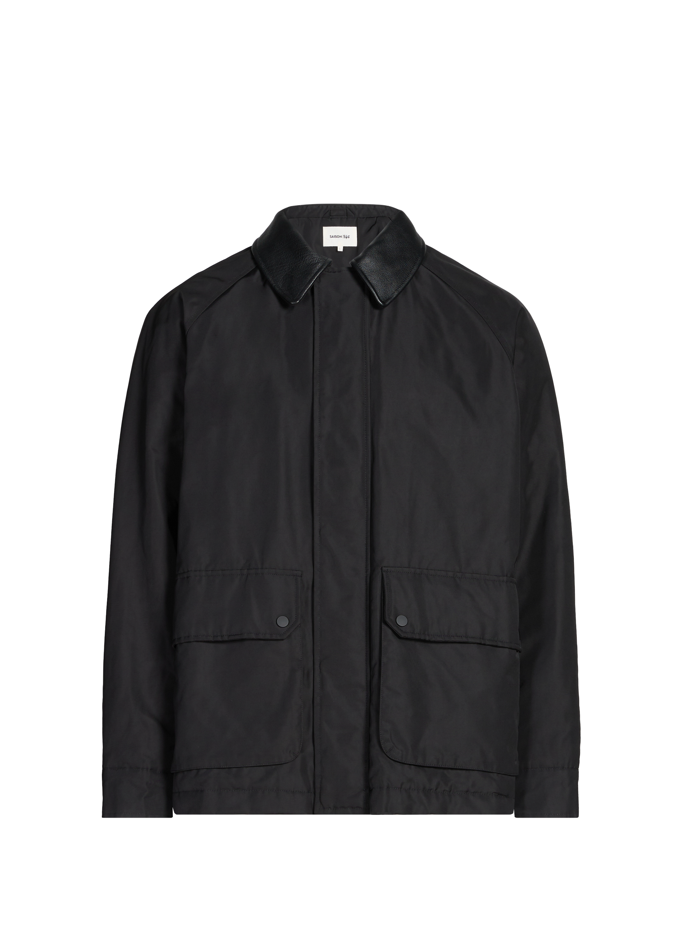 Manteau Gazed col classique  SAISON 1865 Noir