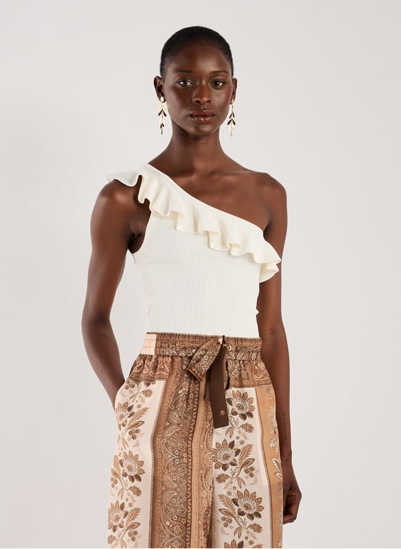 Rhiannon asymmetrical top White Zimmermann - Women | Printemps Rhiannon asymmetrical top White Zimmermann - Women | Printemps