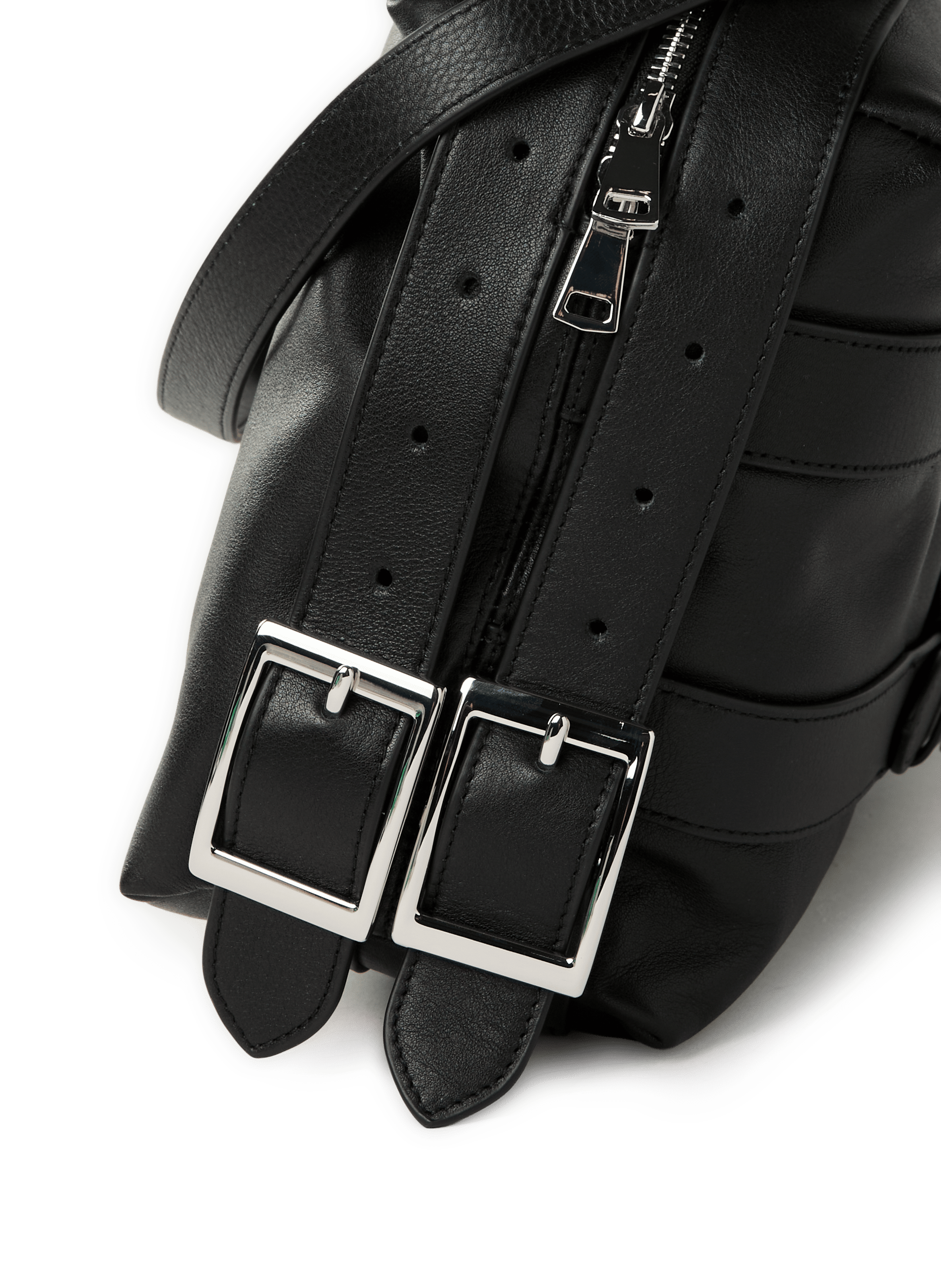 Leather belt bag SIMONE ROCHA Black