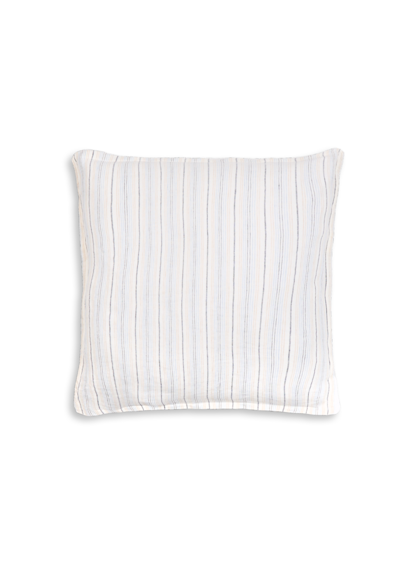 Taie d'oreiller en lin lavé AU PRINTEMPS PARIS Multicolore