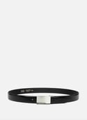 Belt - Ceinture Cuir Lisse Homme  Noir