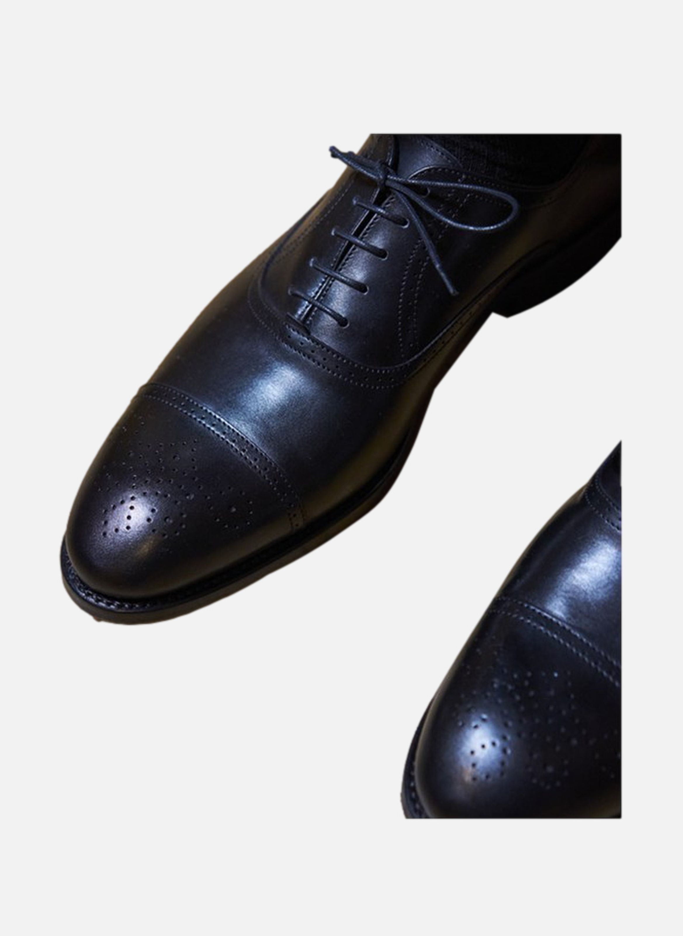 Richelieu cuir diplomat FINSBURY Noir