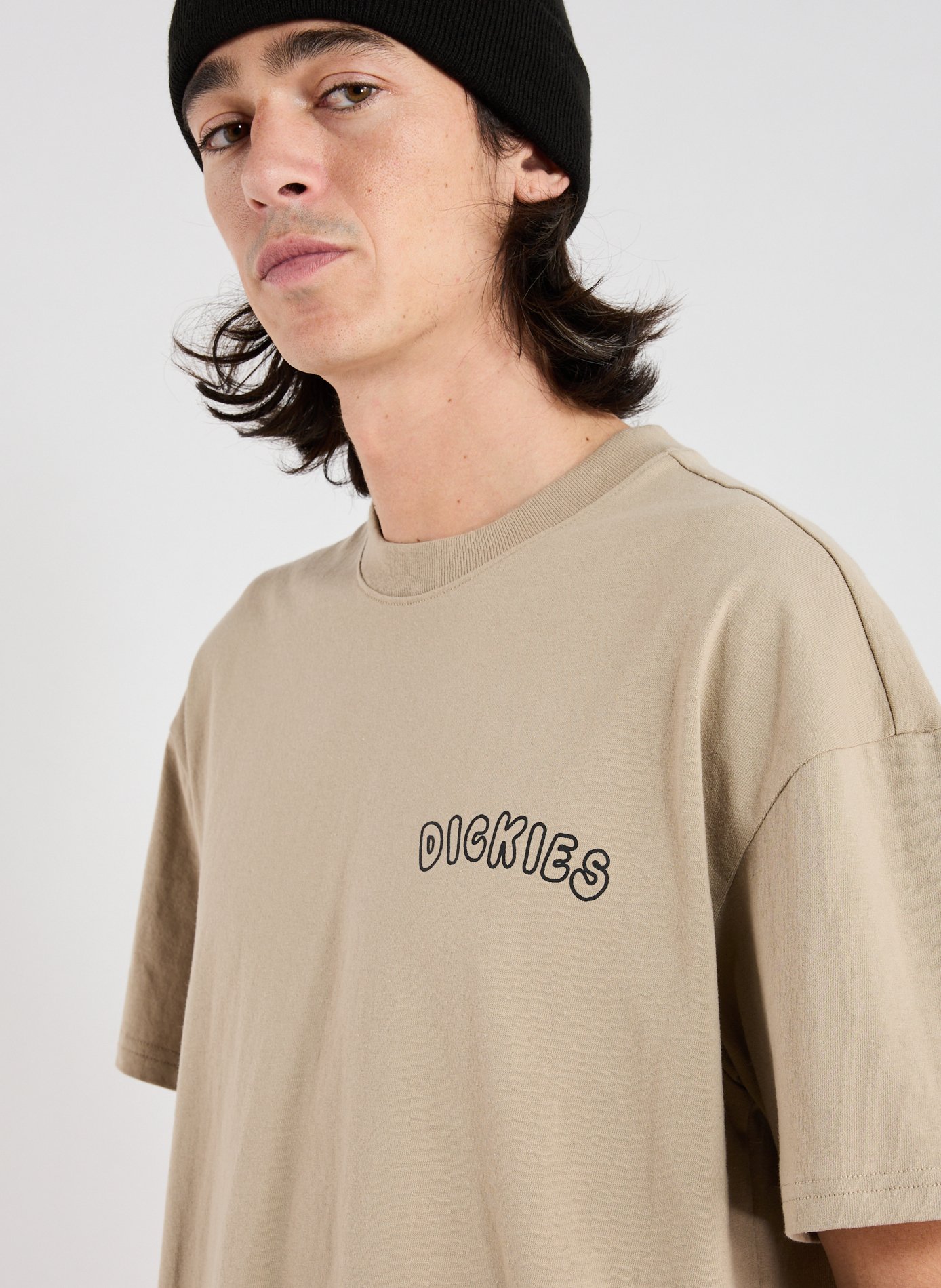 Classic Cotton T-Shirt DICKIES Beige