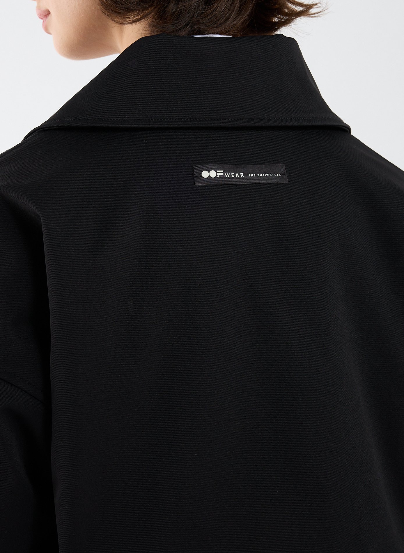 Trench doublé en coton mélangé OOF WEAR Noir