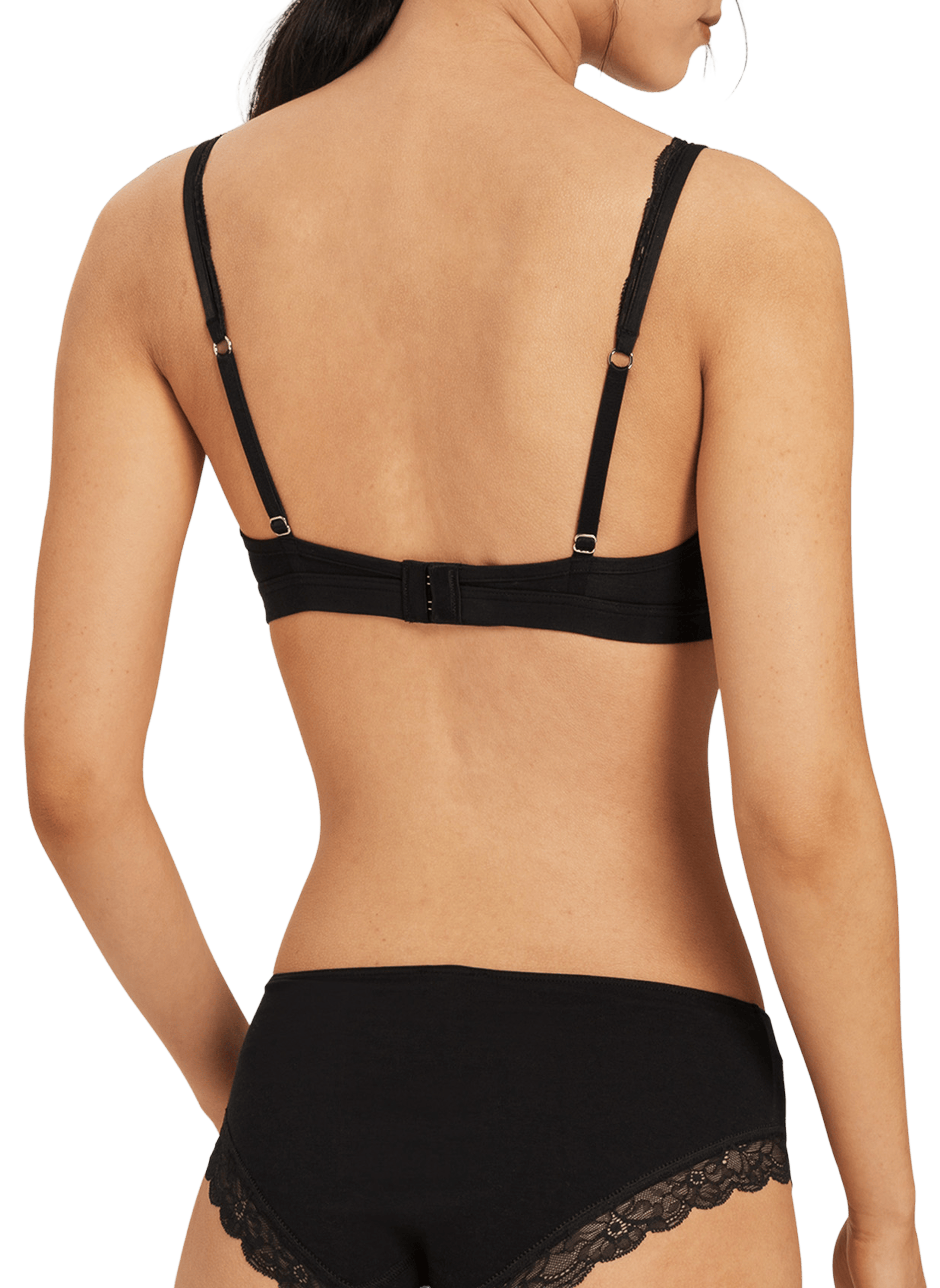 Soutien-gorge sans armature avec dentelle HANRO Noir