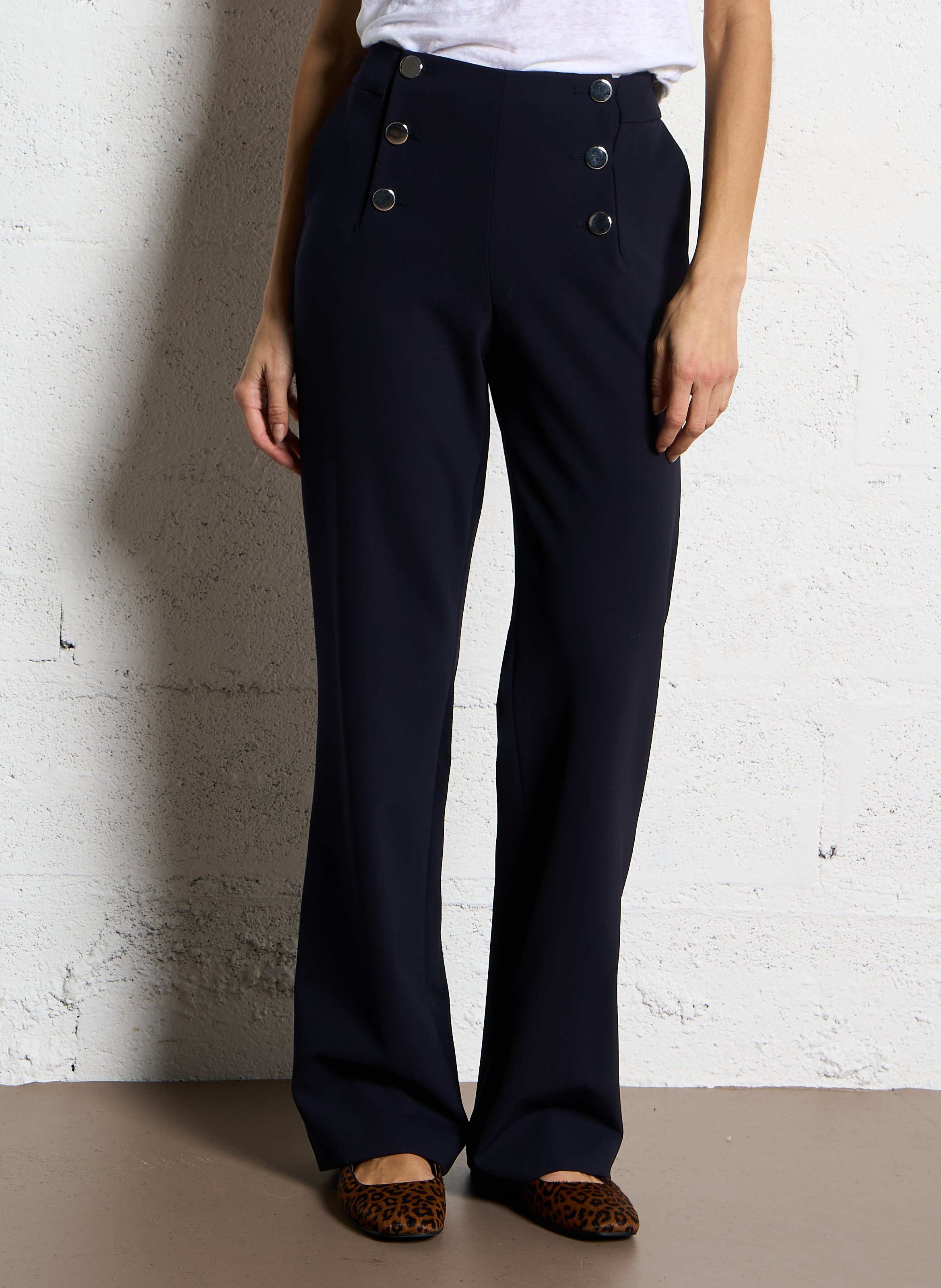 Pantalon droit hubert MAISON 123 Bleu
