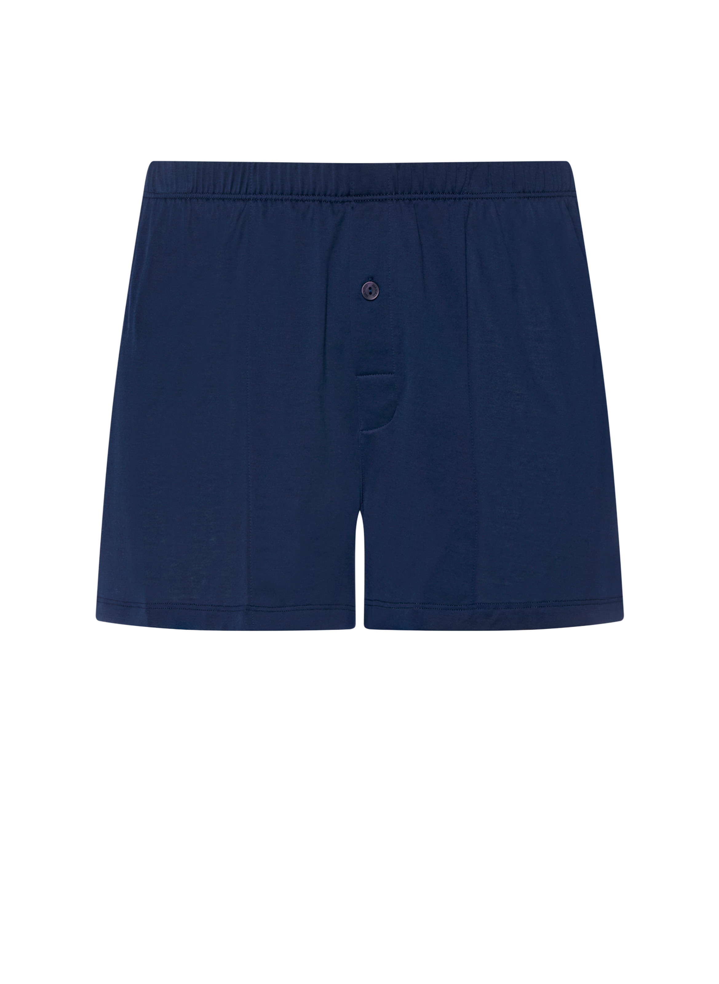 Caleçon uni en coton HANRO Bleu