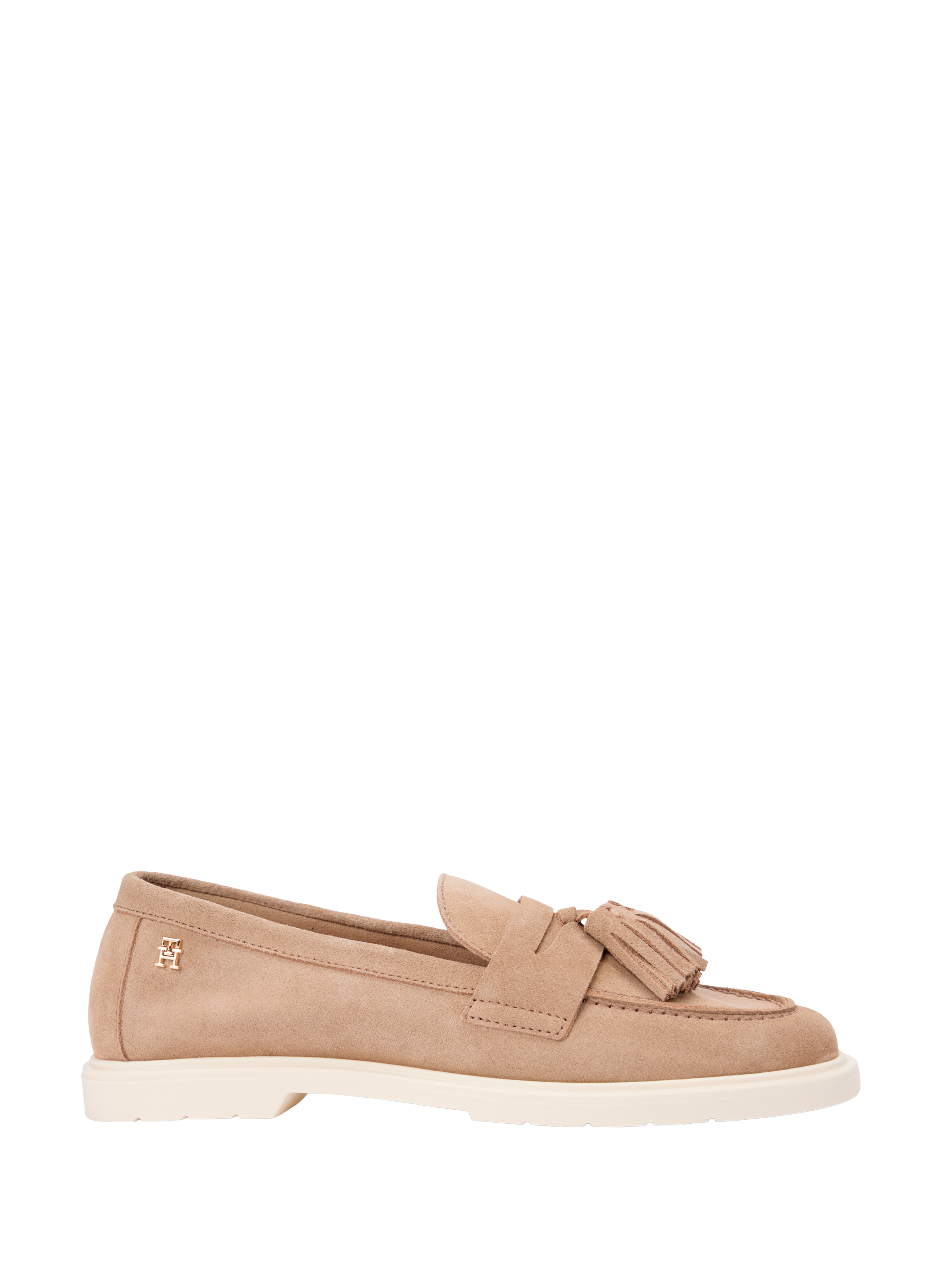 Mocassins Georgia 4B en cuir suédé TOMMY HILFIGER Beige
