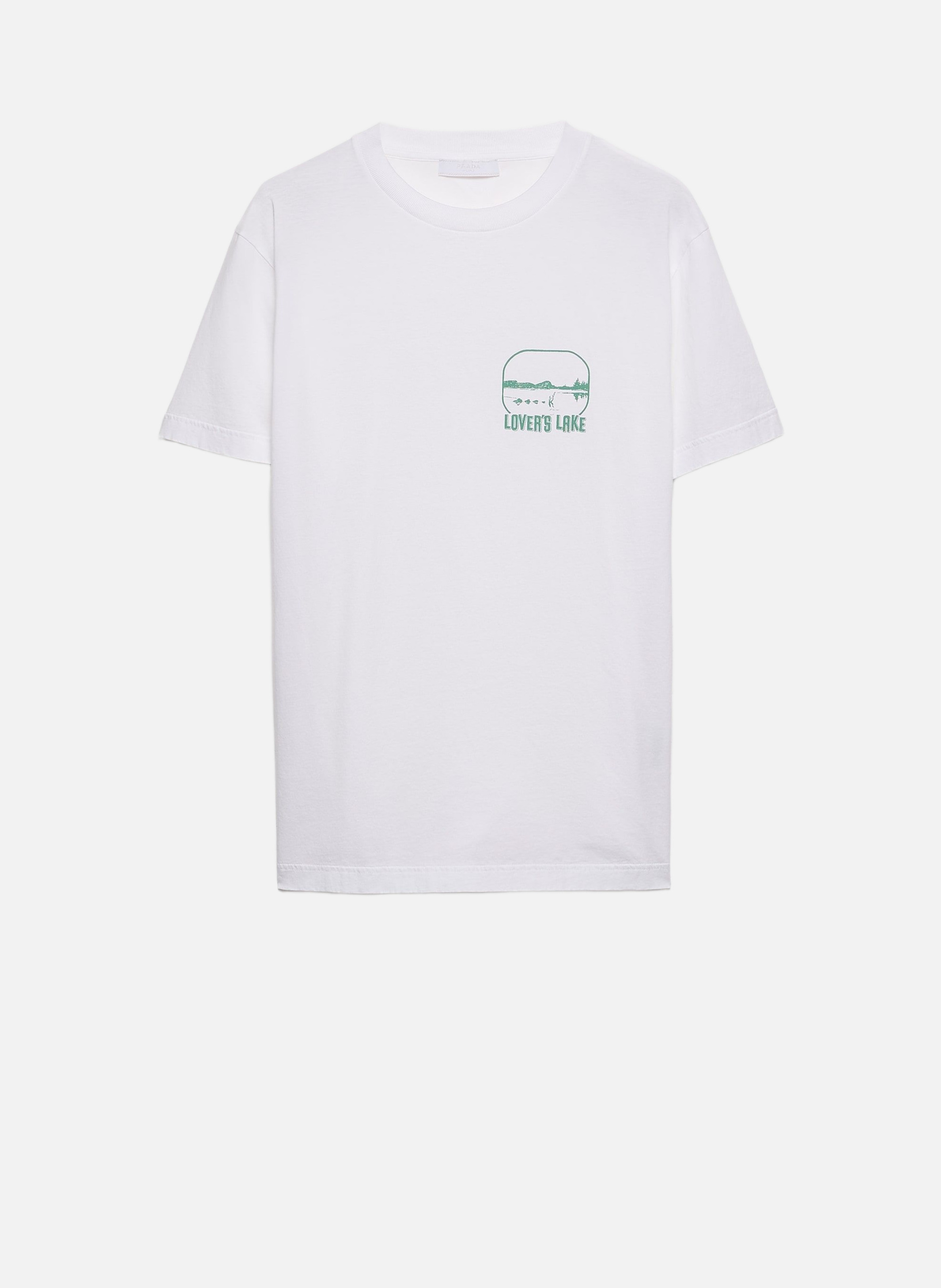 T-shirt en coton PRADA Blanc