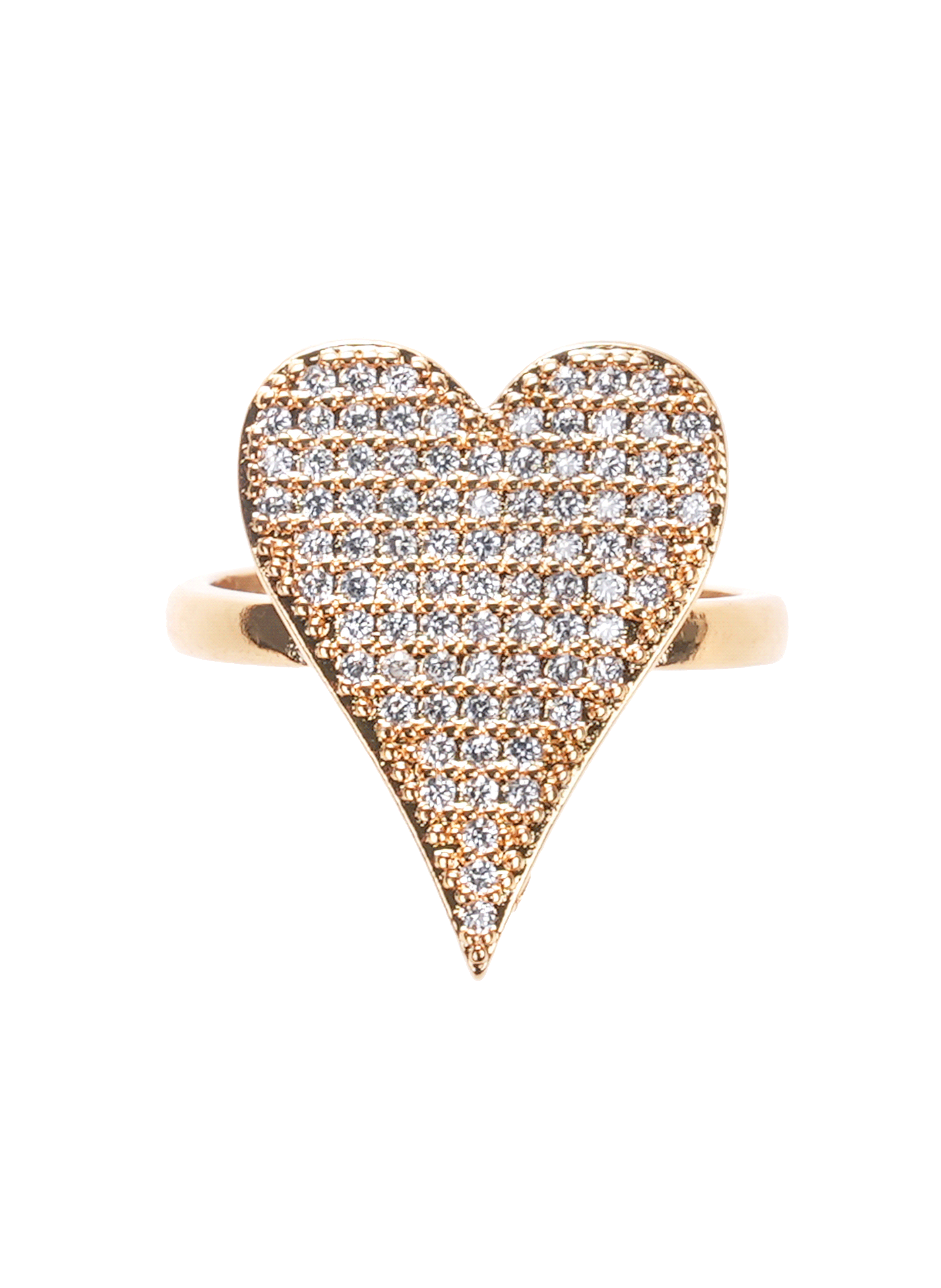 Bague réglable avec cabochon cœur boumboum HIPANEMA Blanc