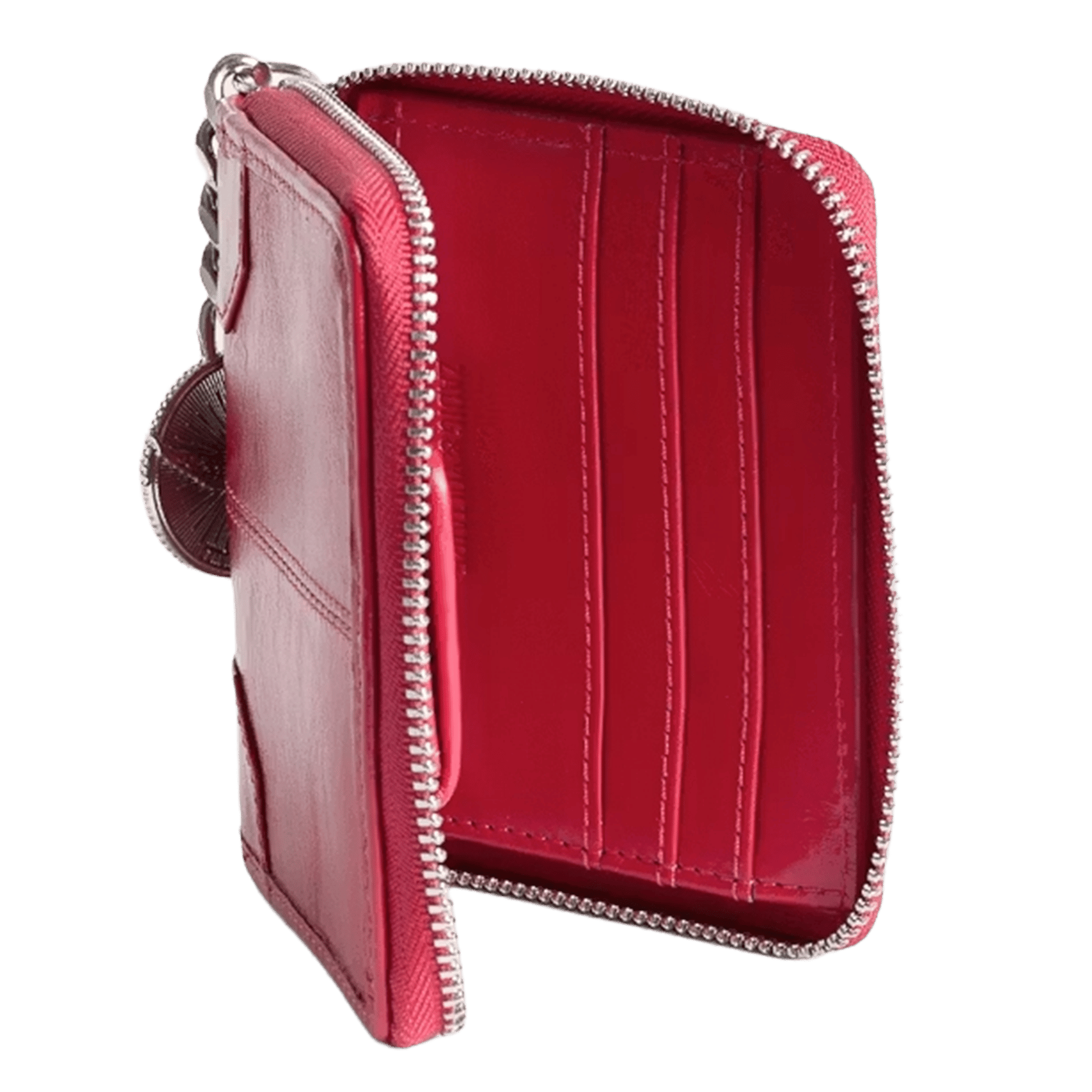 Porte-monnaie en cuir sunny mini ZADIG&VOLTAIRE Rose