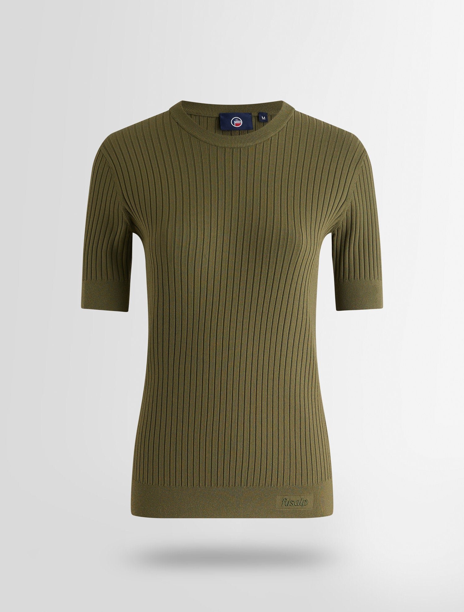T-shirt manches courtes jadou col rond coupe ajustée FUSALP Kaki