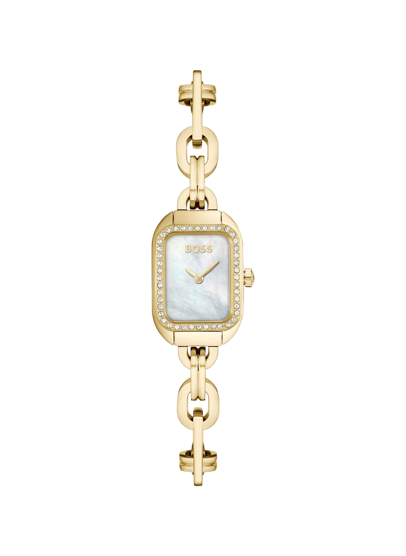 Montre quartz Hailey Le en acier inoxydable BOSS MONTRES Blanc