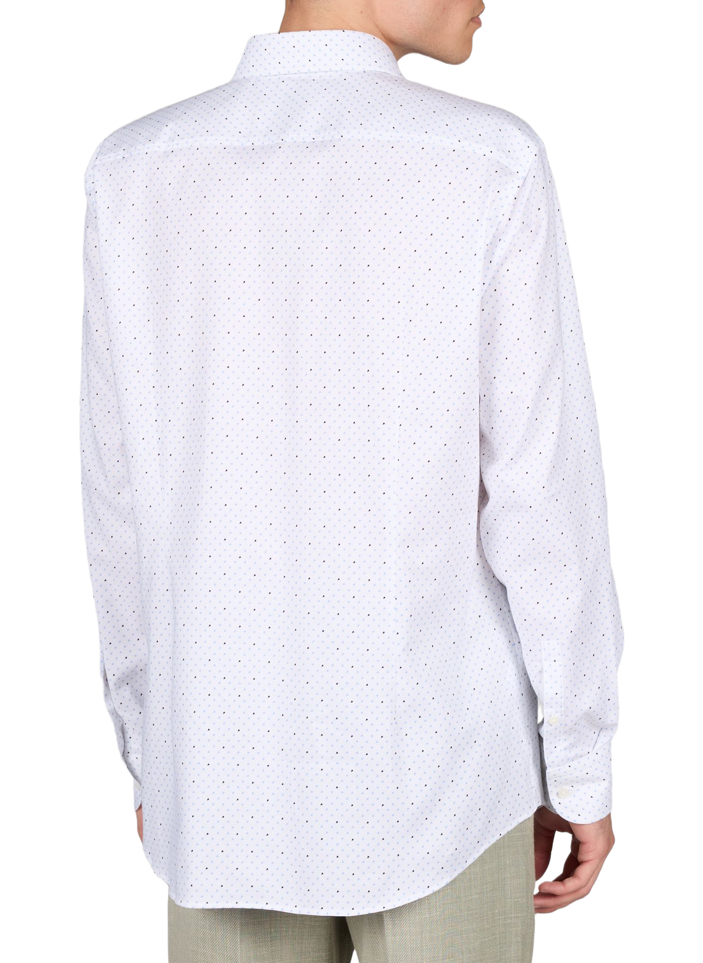 HANK patterned shirt BOSS White