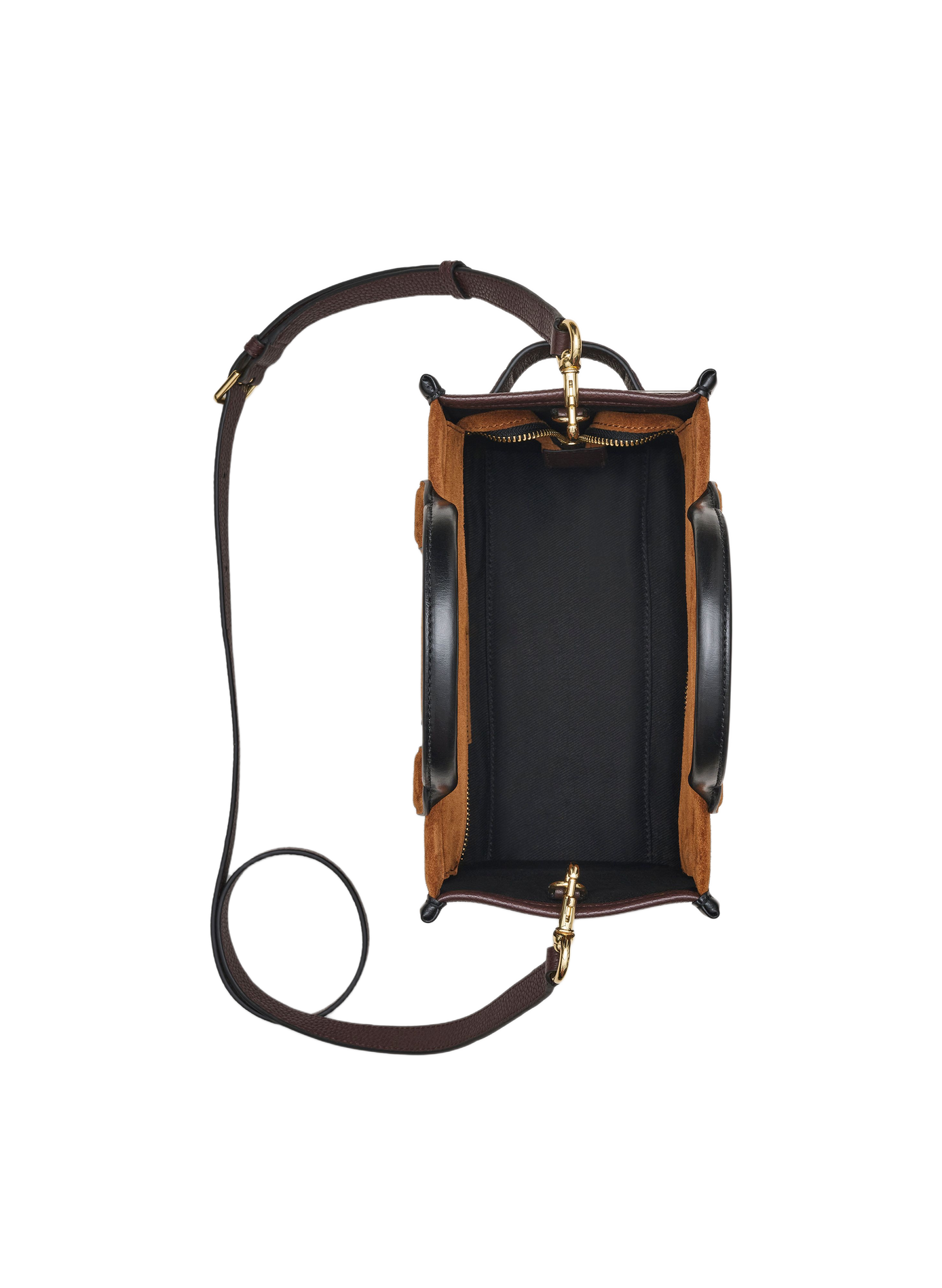 Sac cabas The Tote Bag en daim MARC JACOBS Marron