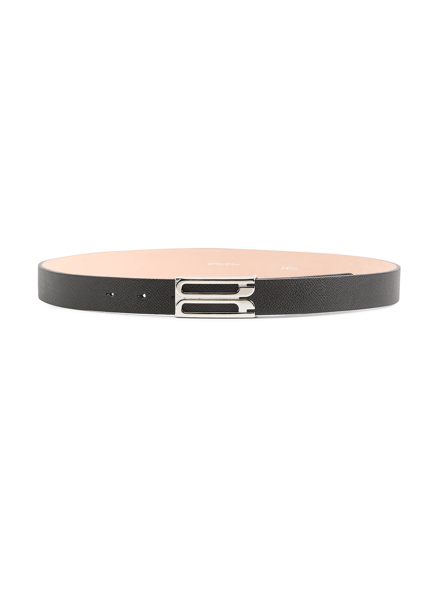 Calfskin leather belt VICTORIA BECKHAM Black