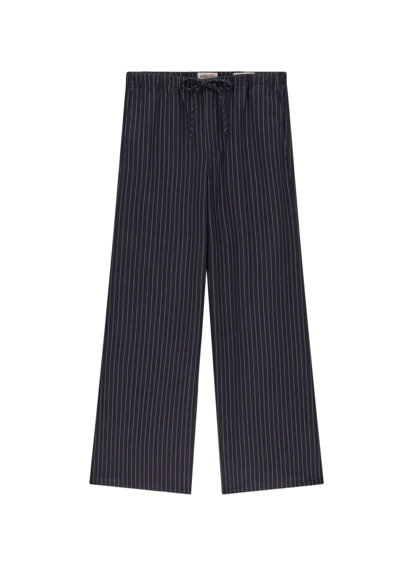 Gestreifte weite Hose GUESS Blau