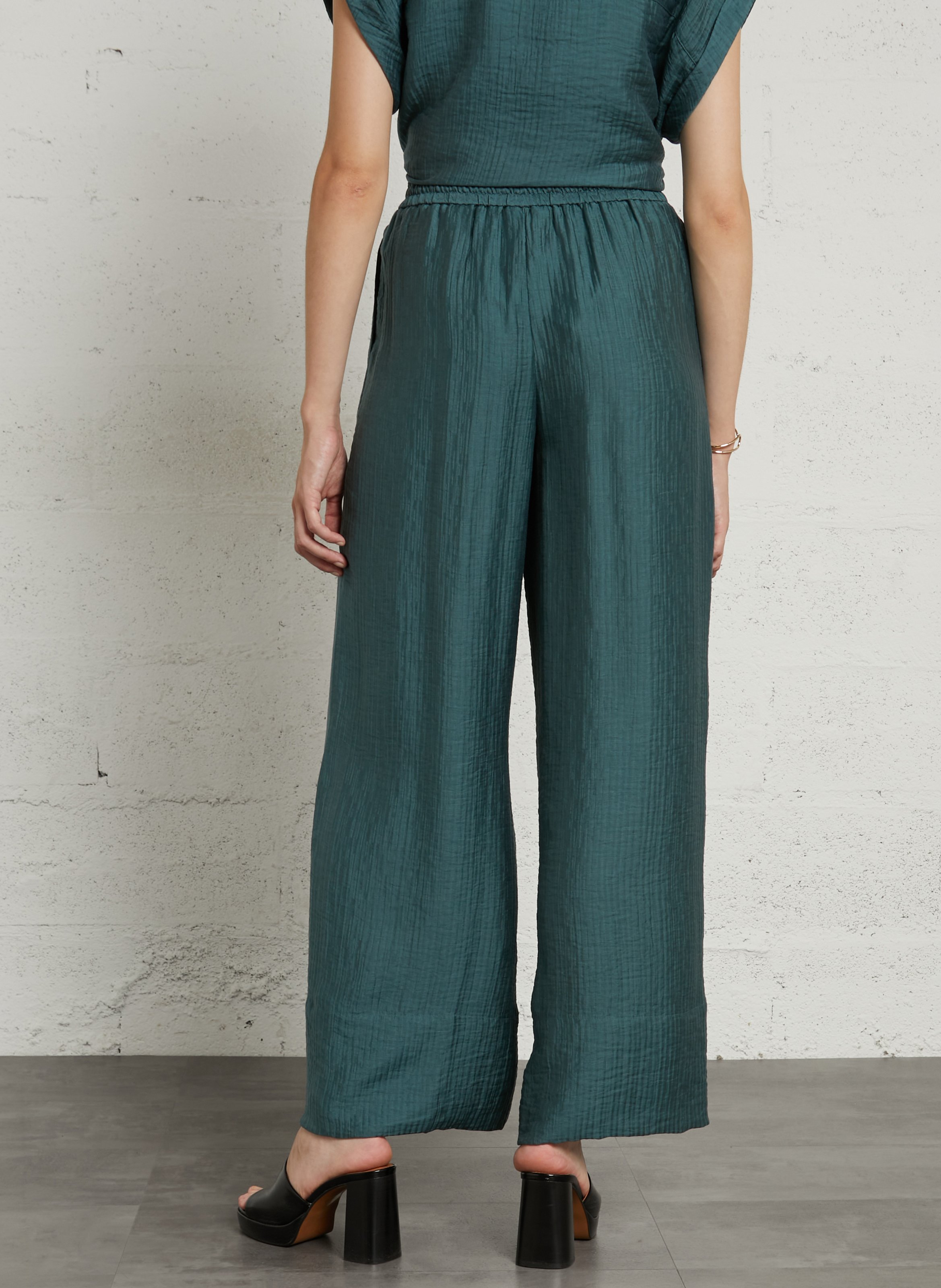 Pantalon large prince MAISON 123 Bleu