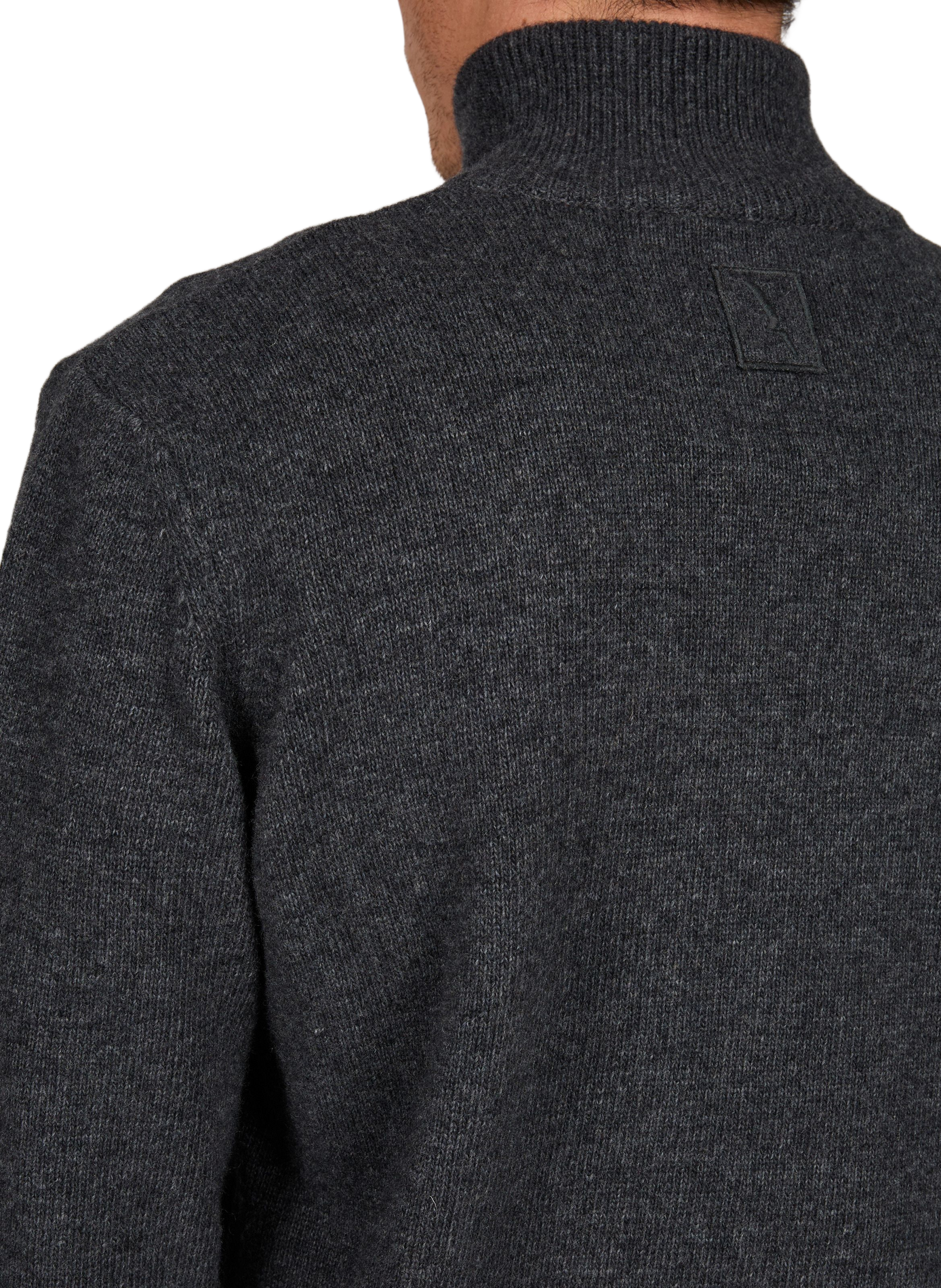 Pull col zippé en laine | Gris AIGLE Homme