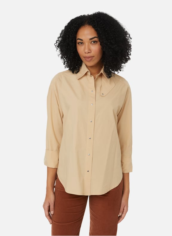 Emiliano cotton poplin shirt. Yellow by ROSEANNA ROSEANNA Emiliano cotton poplin shirt. Yellow