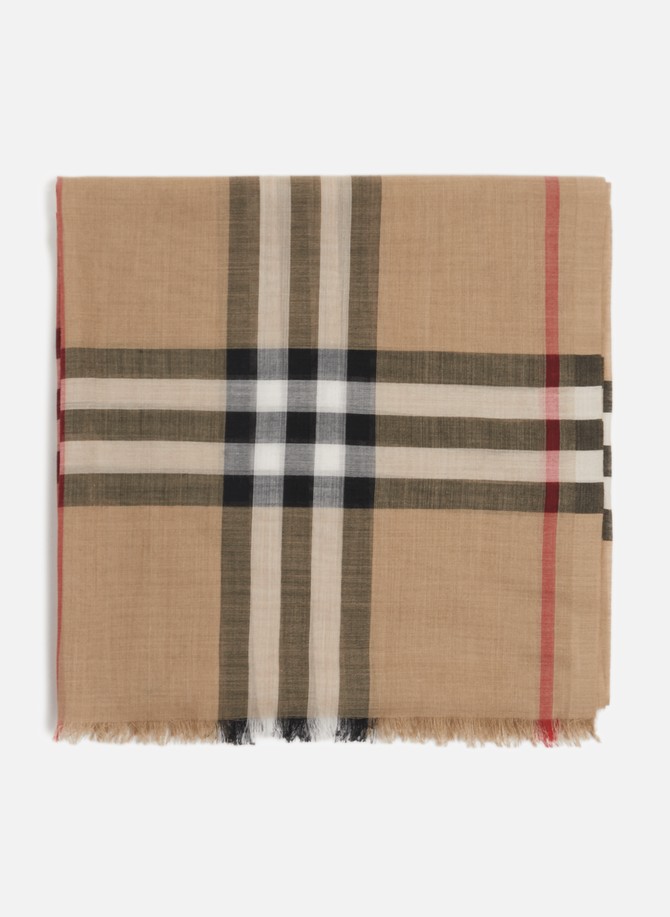 Signature wool and silk scarf BURBERRY