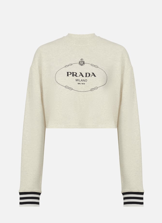 Prada top sweatshirt womens